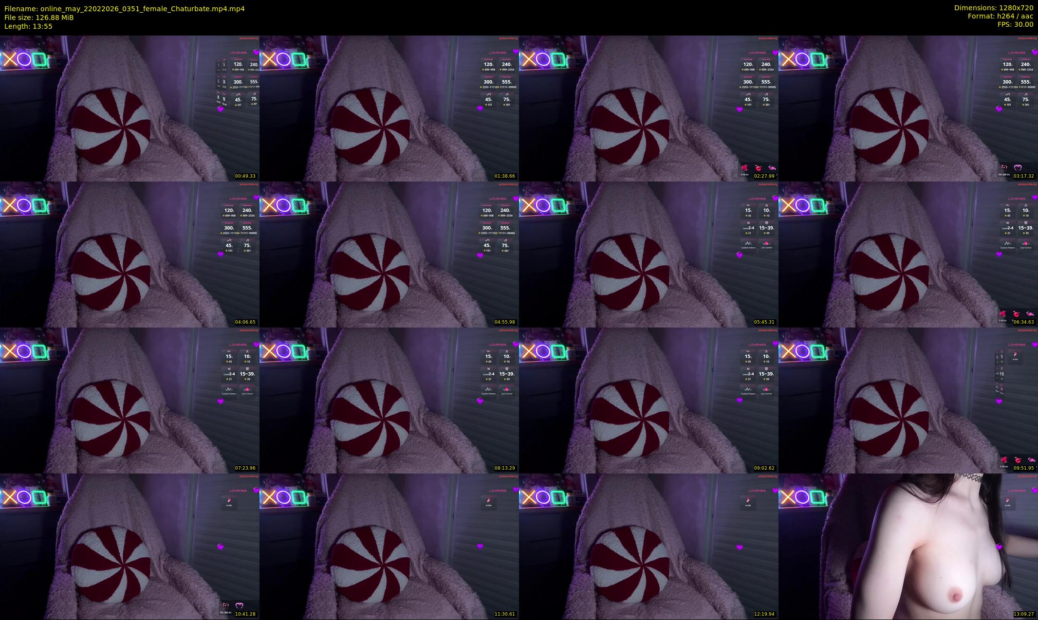 online_may — 14 minute Chaturbate female cam show recording, 720p, Feb 22, 2026