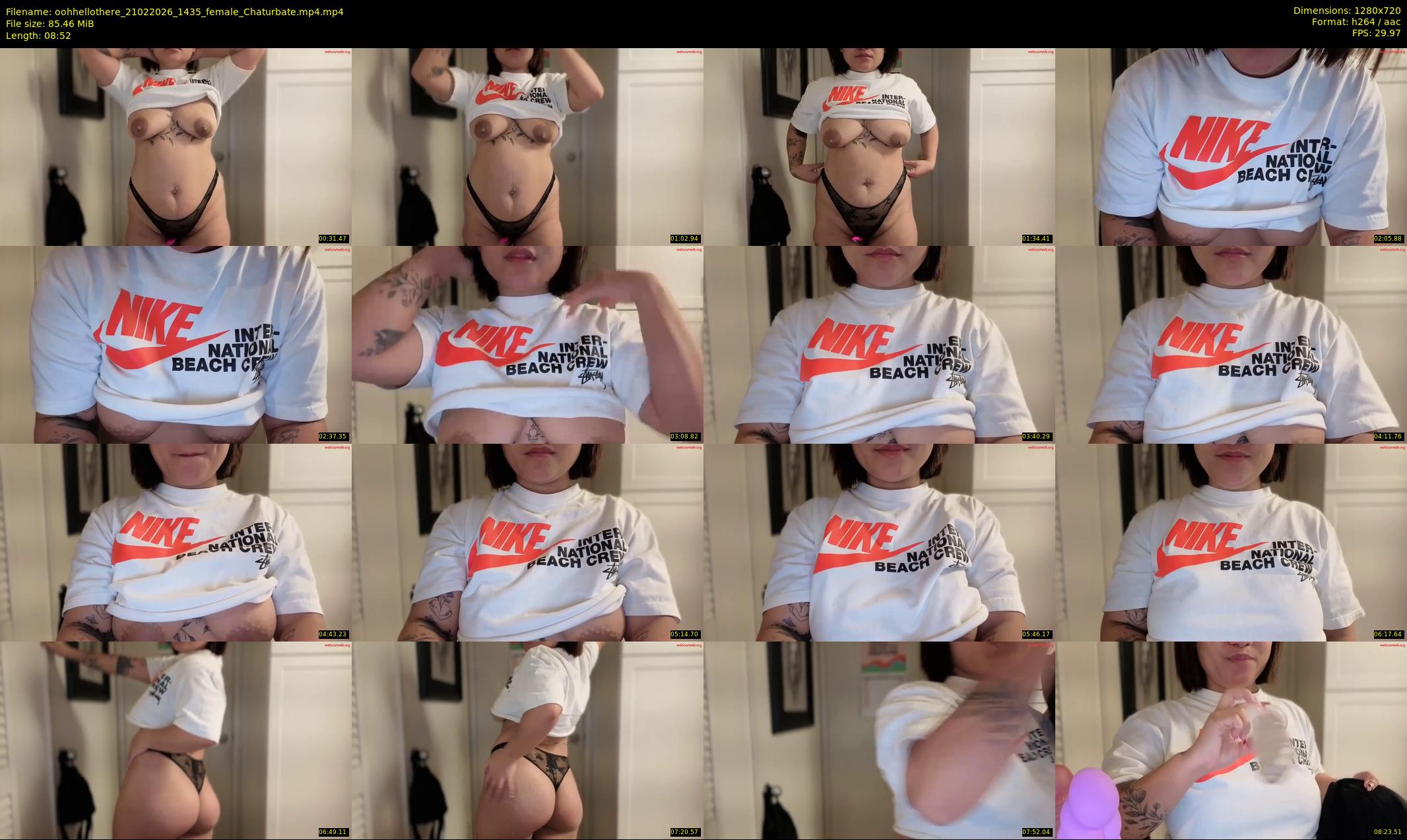 oohhellothere — 9 minute Chaturbate female cam show recording, 720p, Feb 21, 2026