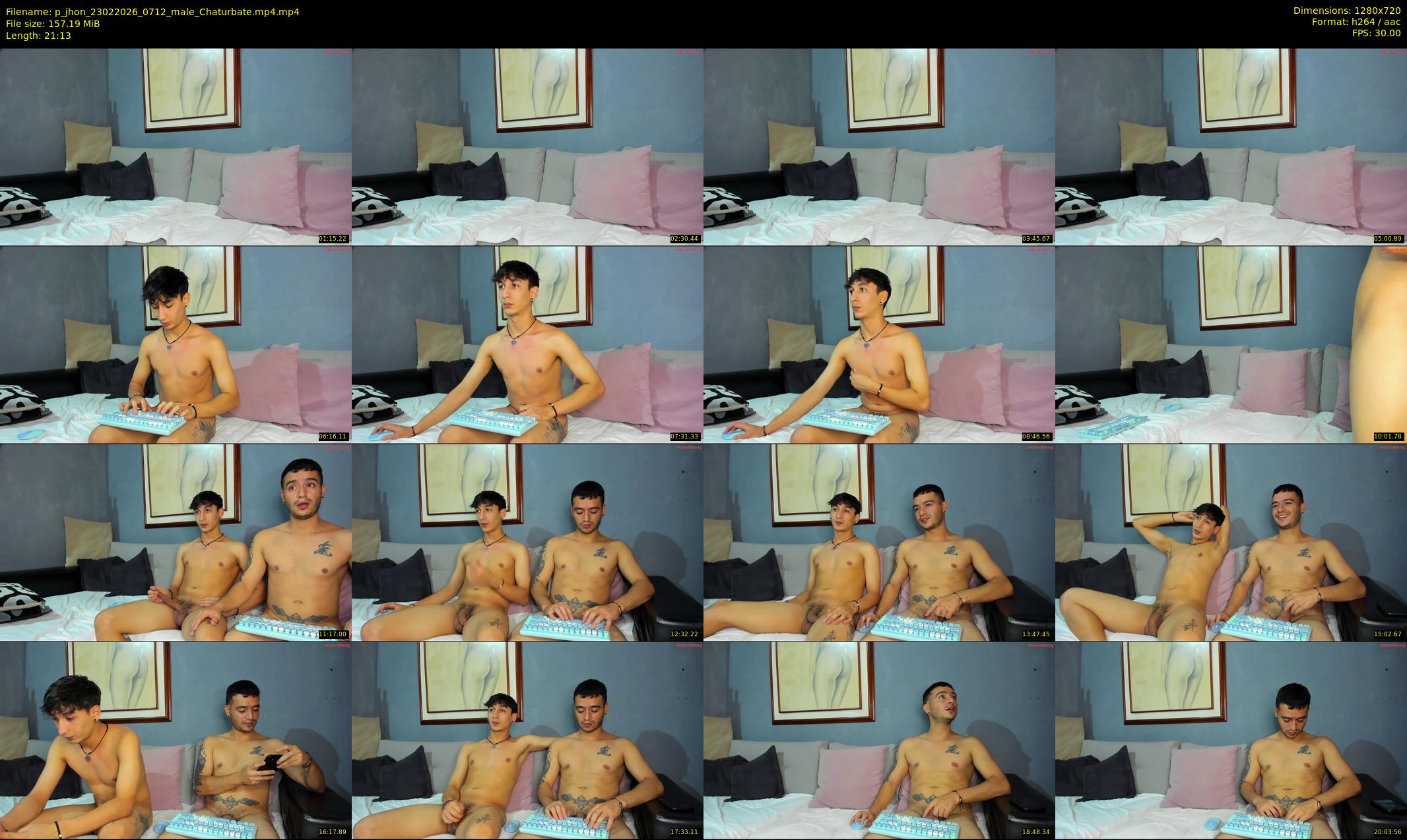 p_jhon — 22 minute Chaturbate male cam show recording, 720p, Feb 23, 2026