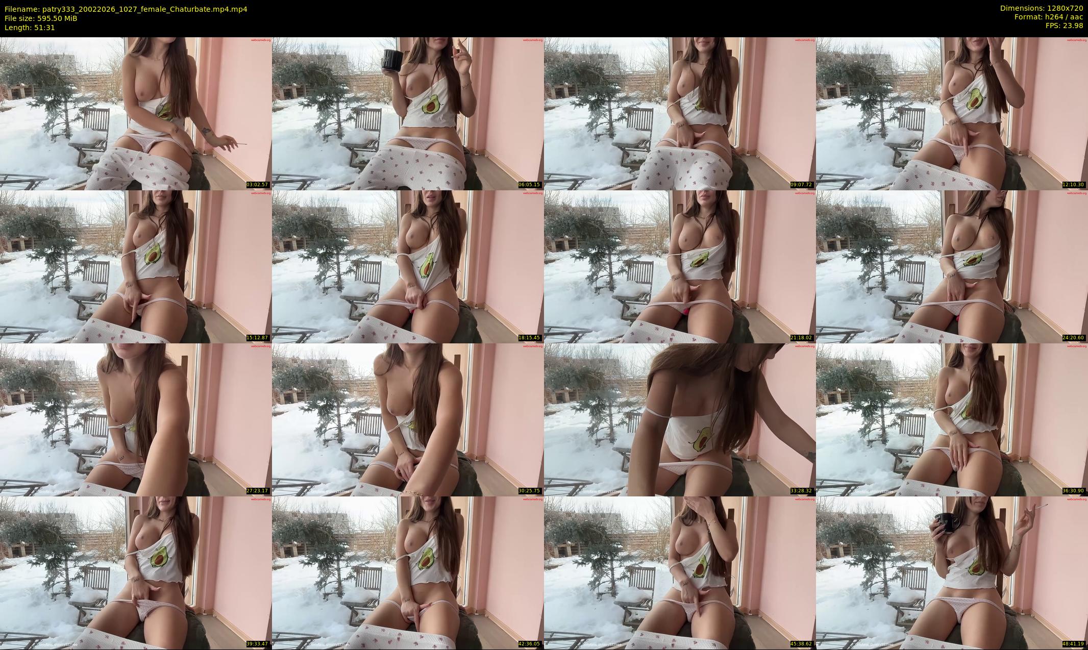 patry333 — 52 minute Chaturbate female cam show recording, 720p, Feb 20, 2026