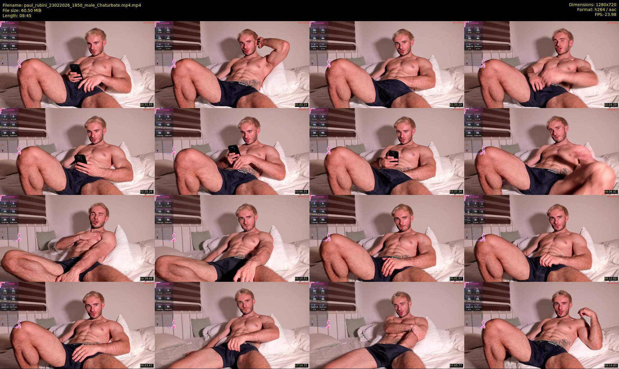 paul_rubini — 9 minute Chaturbate male cam show recording, 720p, Feb 23, 2026