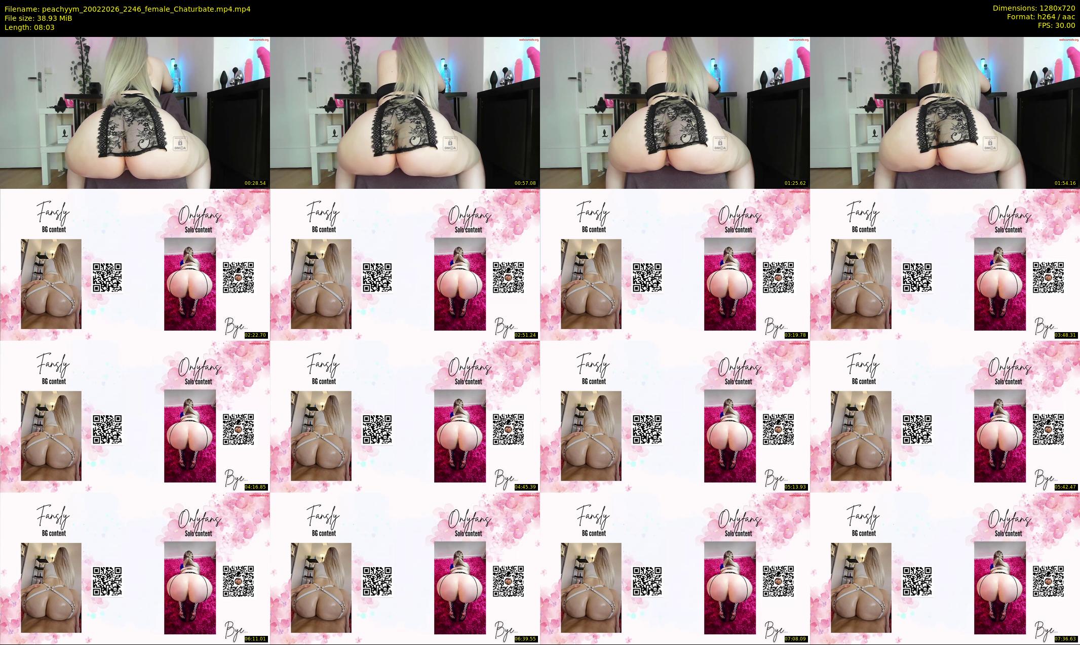 peachyym — 9 minute Chaturbate female cam show recording, 720p, Feb 20, 2026
