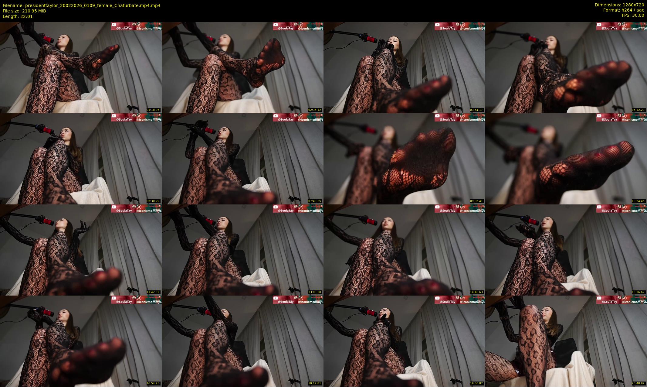 presidenttaylor — 23 minute Chaturbate female cam show recording, 720p, Feb 20, 2026