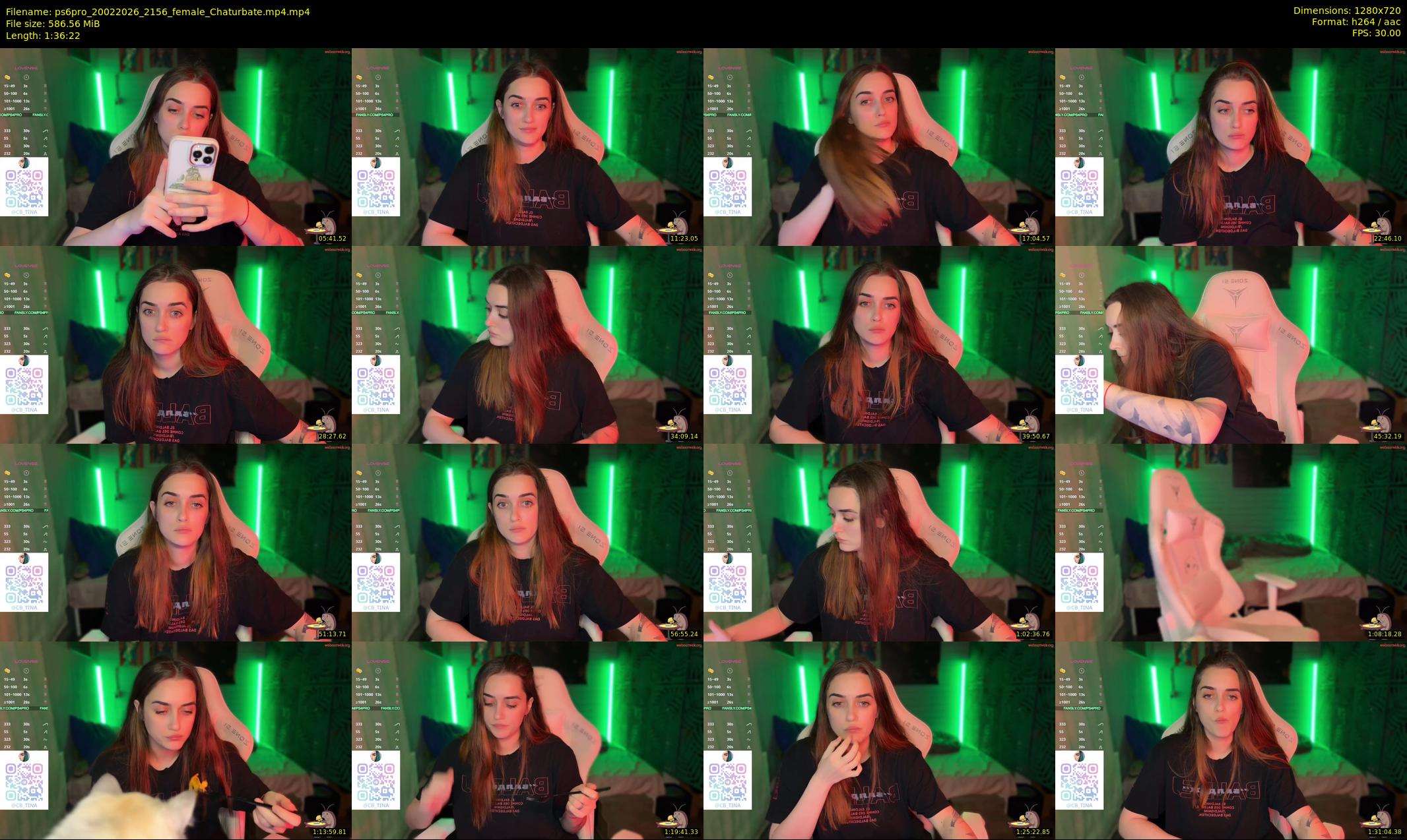 ps6pro — 97 minute Chaturbate female cam show recording, 720p, Feb 20, 2026