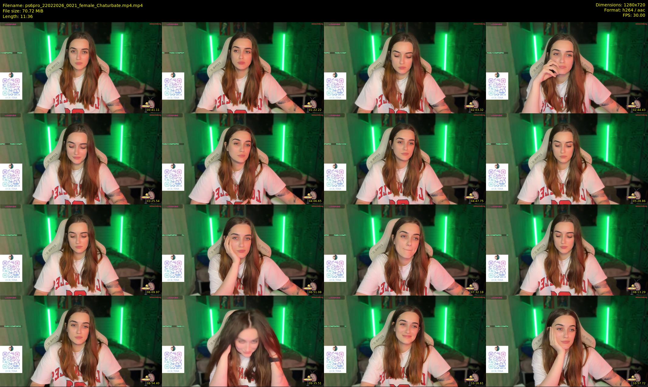 ps6pro — 12 minute Chaturbate female cam show recording, 720p, Feb 22, 2026