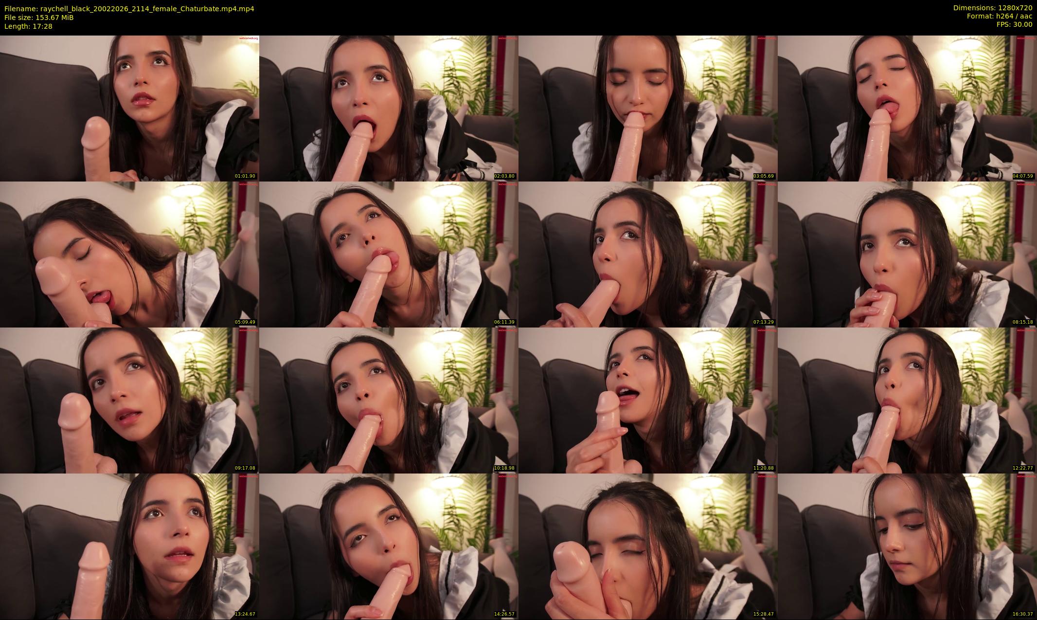raychell_black — 18 minute Chaturbate female cam show recording, 720p, Feb 20, 2026