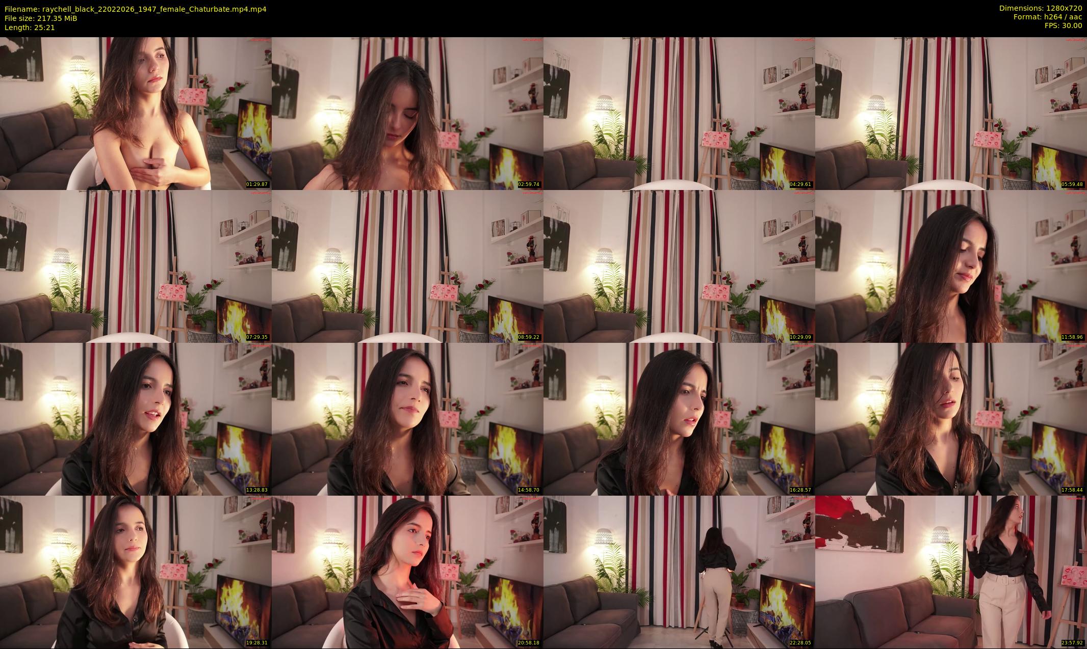 raychell_black — 26 minute Chaturbate female cam show recording, 720p, Feb 22, 2026