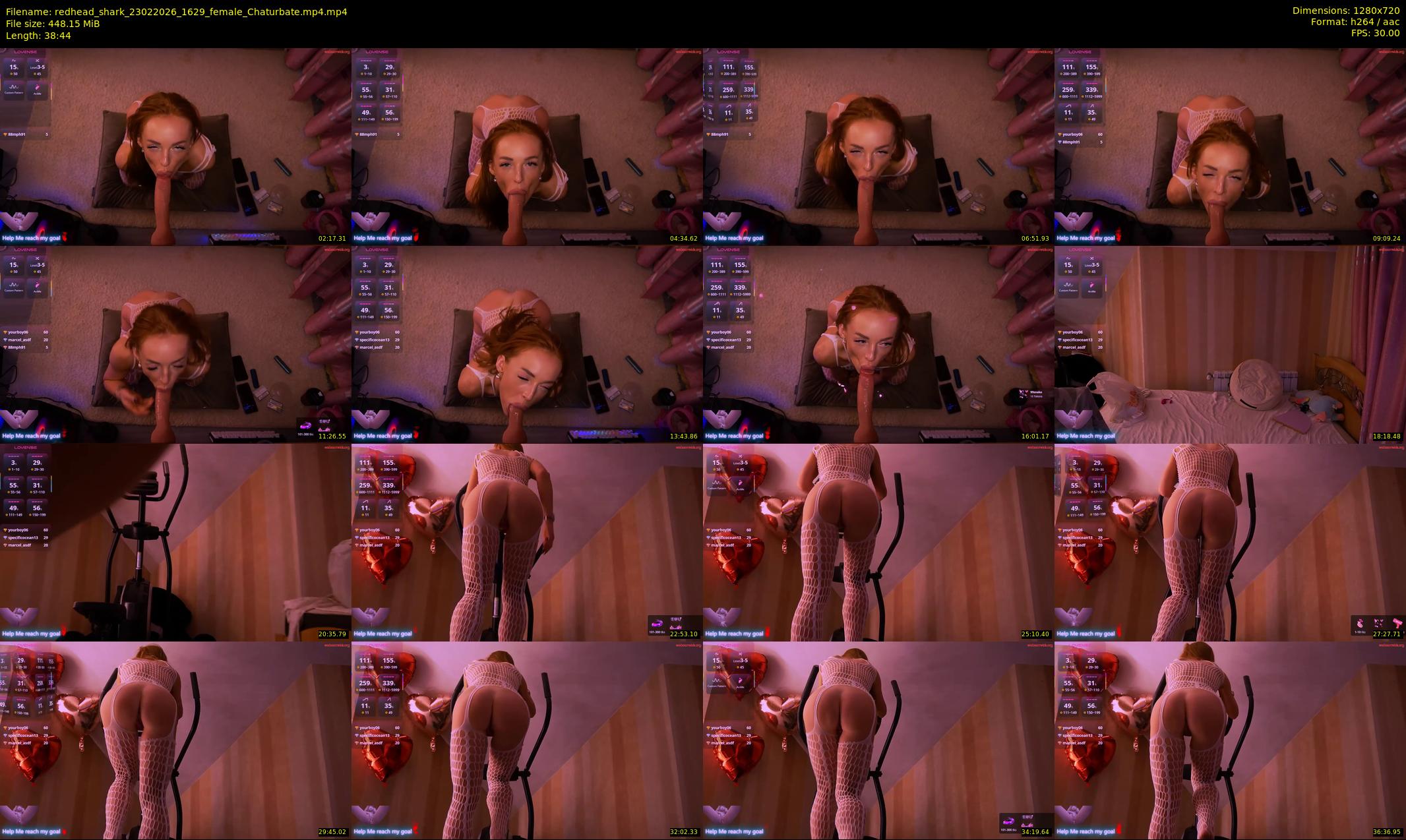 redhead_shark — 39 minute Chaturbate female cam show recording, 720p, Feb 23, 2026