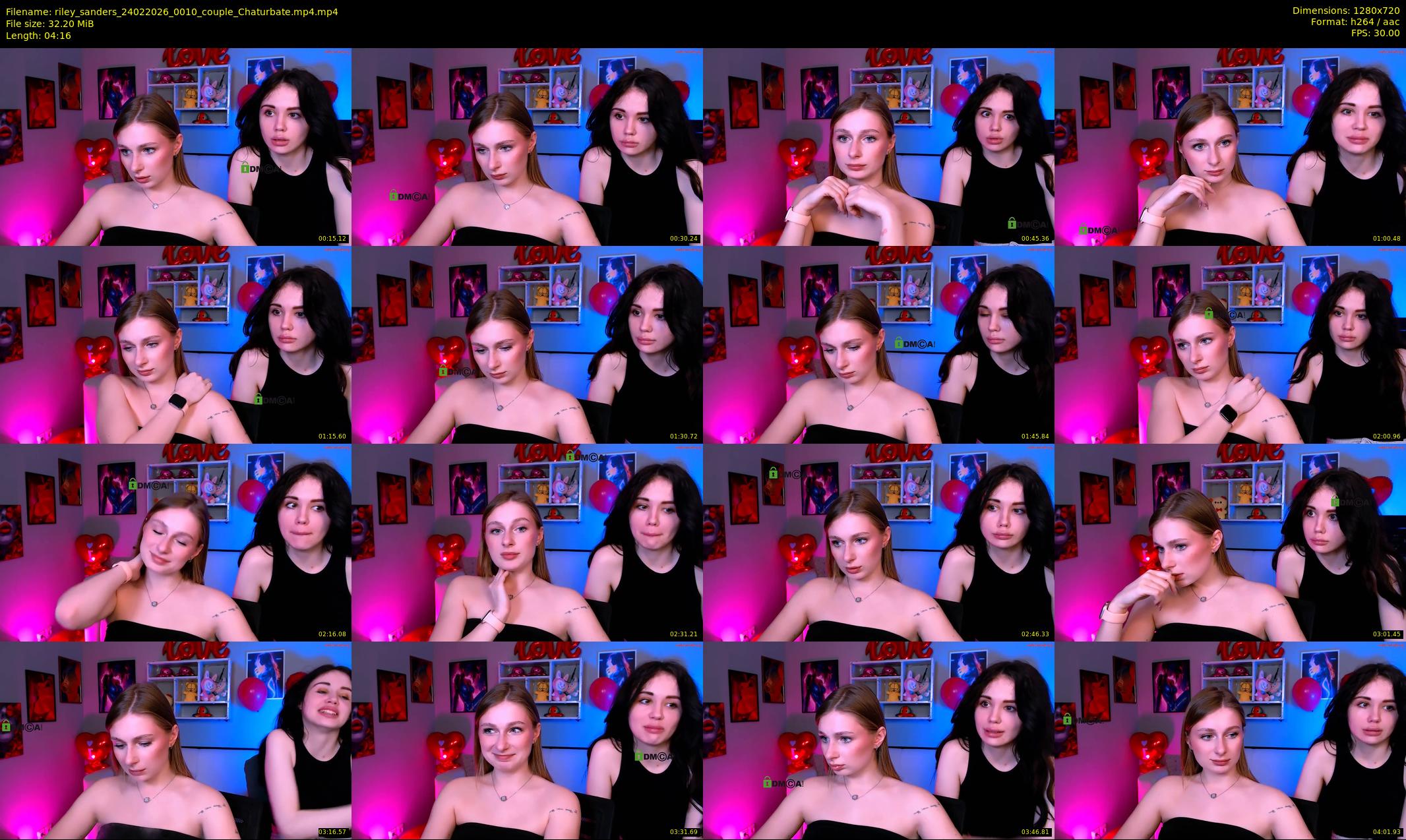 riley_sanders — 5 minute Chaturbate couple cam show recording, 720p, Feb 24, 2026