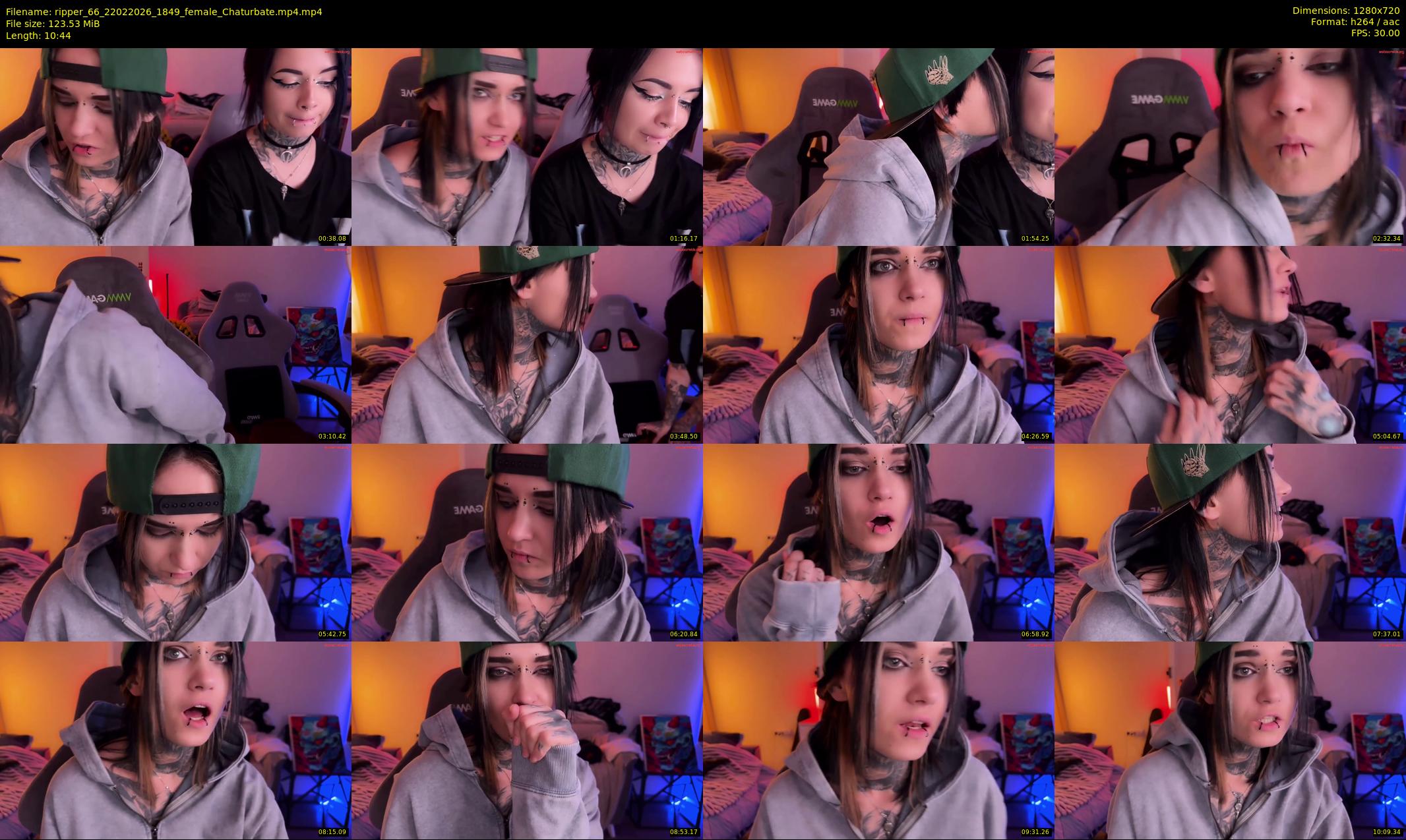 ripper_66 — 11 minute Chaturbate female cam show recording, 720p, Feb 22, 2026