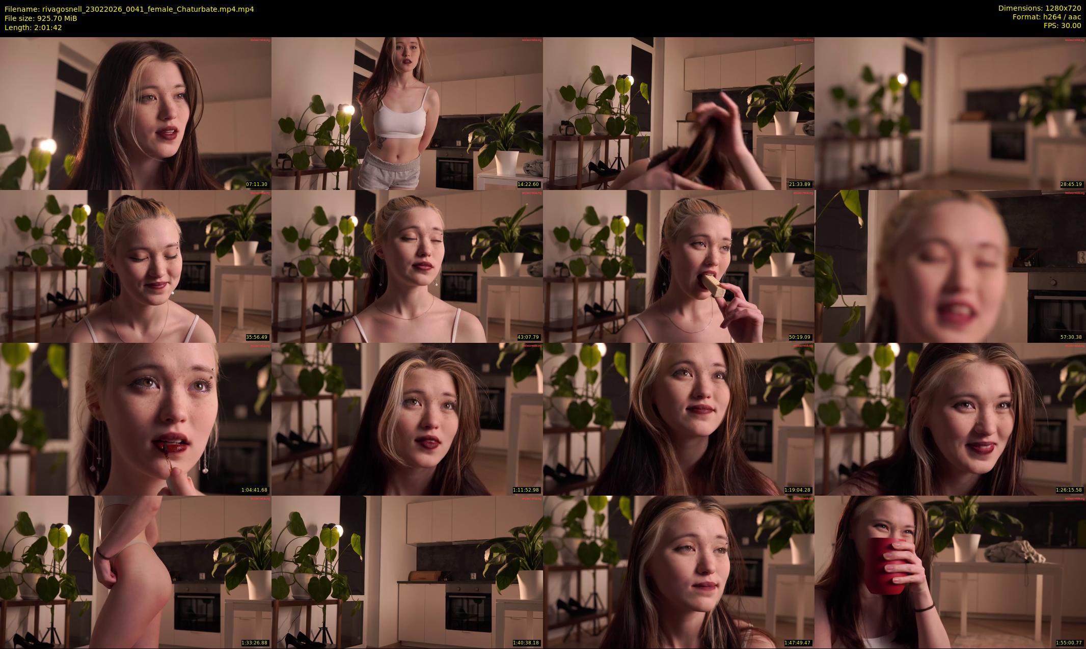 rivagosnell — 122 minute Chaturbate female cam show recording, 720p, Feb 23, 2026