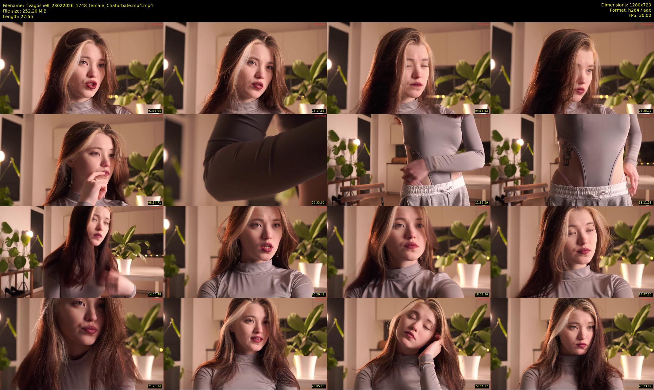 rivagosnell — 28 minute Chaturbate female cam show recording, 720p, Feb 23, 2026