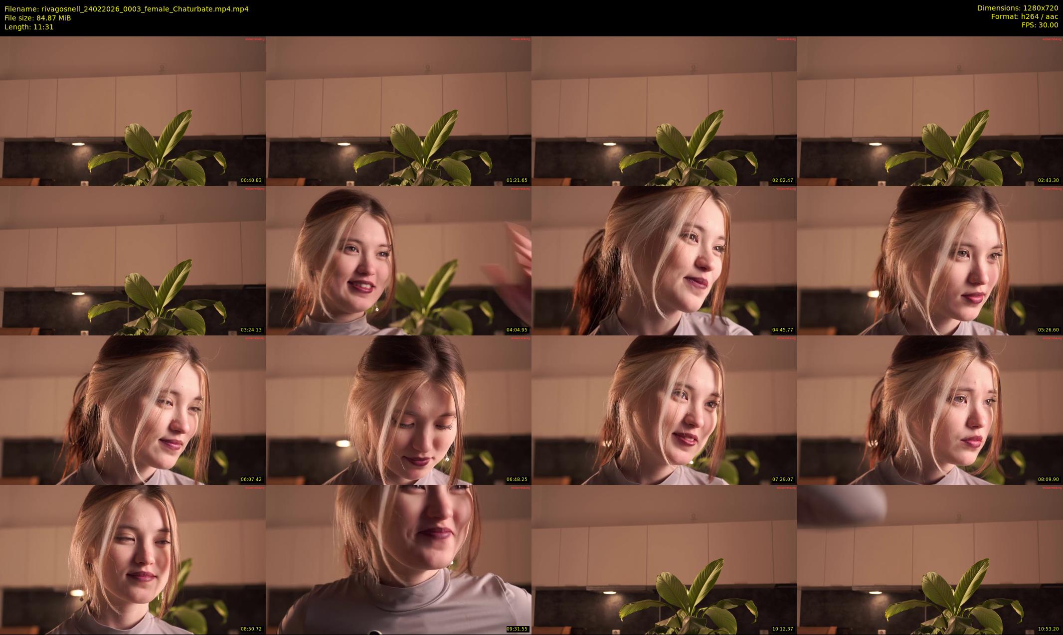 rivagosnell — 12 minute Chaturbate female cam show recording, 720p, Feb 24, 2026