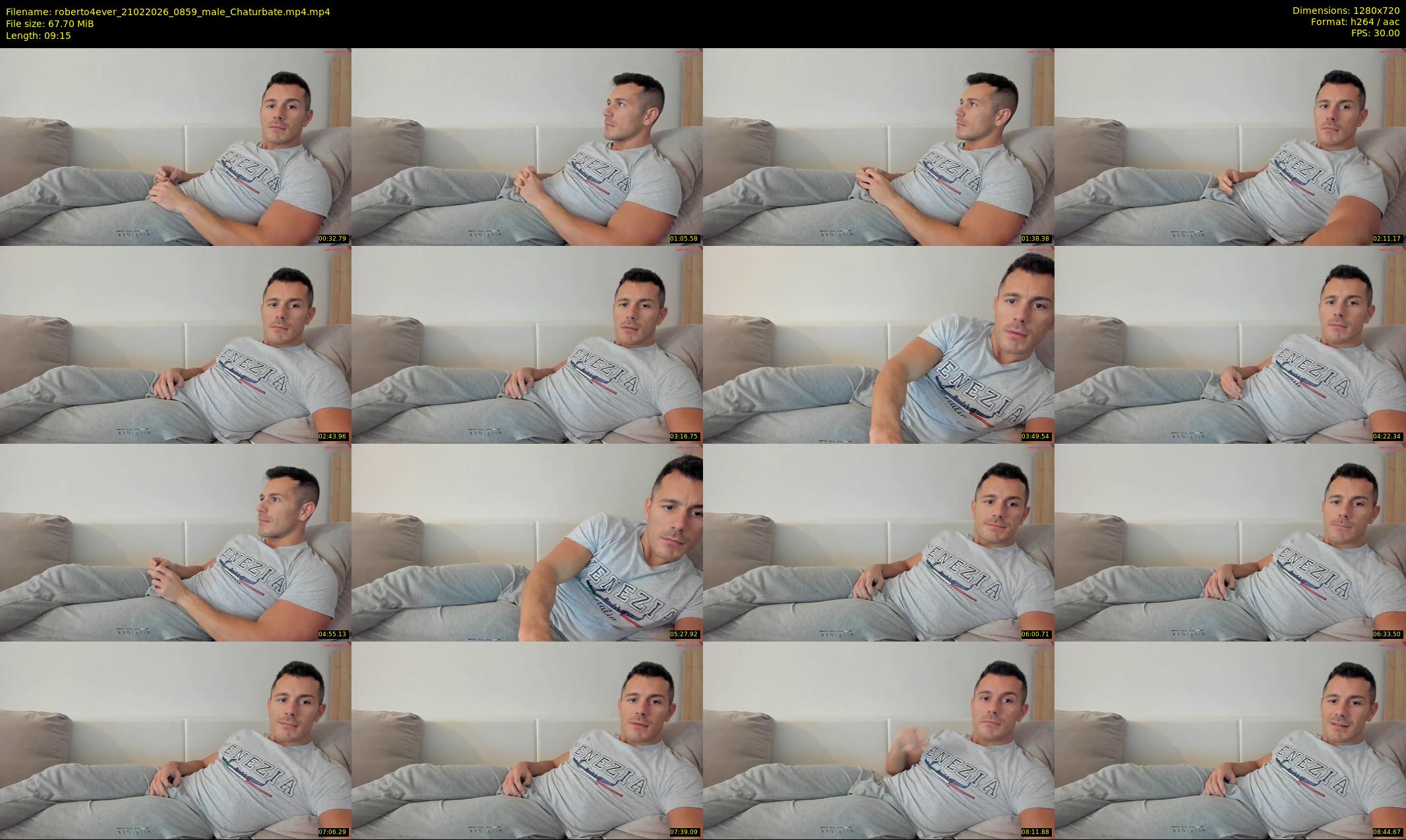 roberto4ever — 10 minute Chaturbate male cam show recording, 720p, Feb 21, 2026
