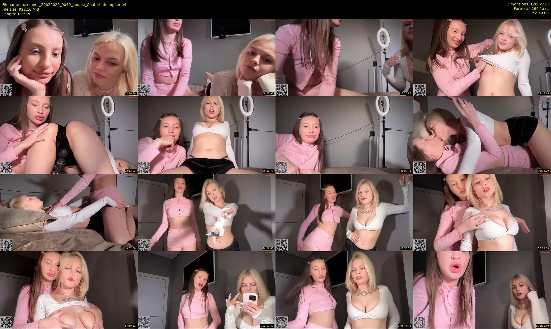 roselunes — 76 minute Chaturbate female cam show recording, 720p, Feb 20, 2026