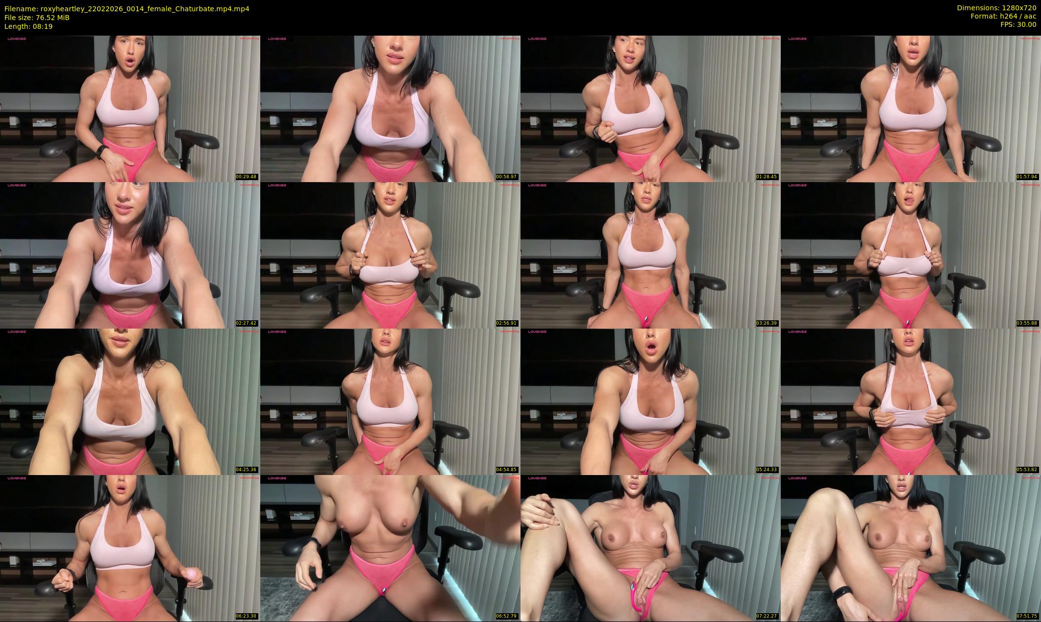 roxyheartley — 9 minute Chaturbate female cam show recording, 720p, Feb 22, 2026