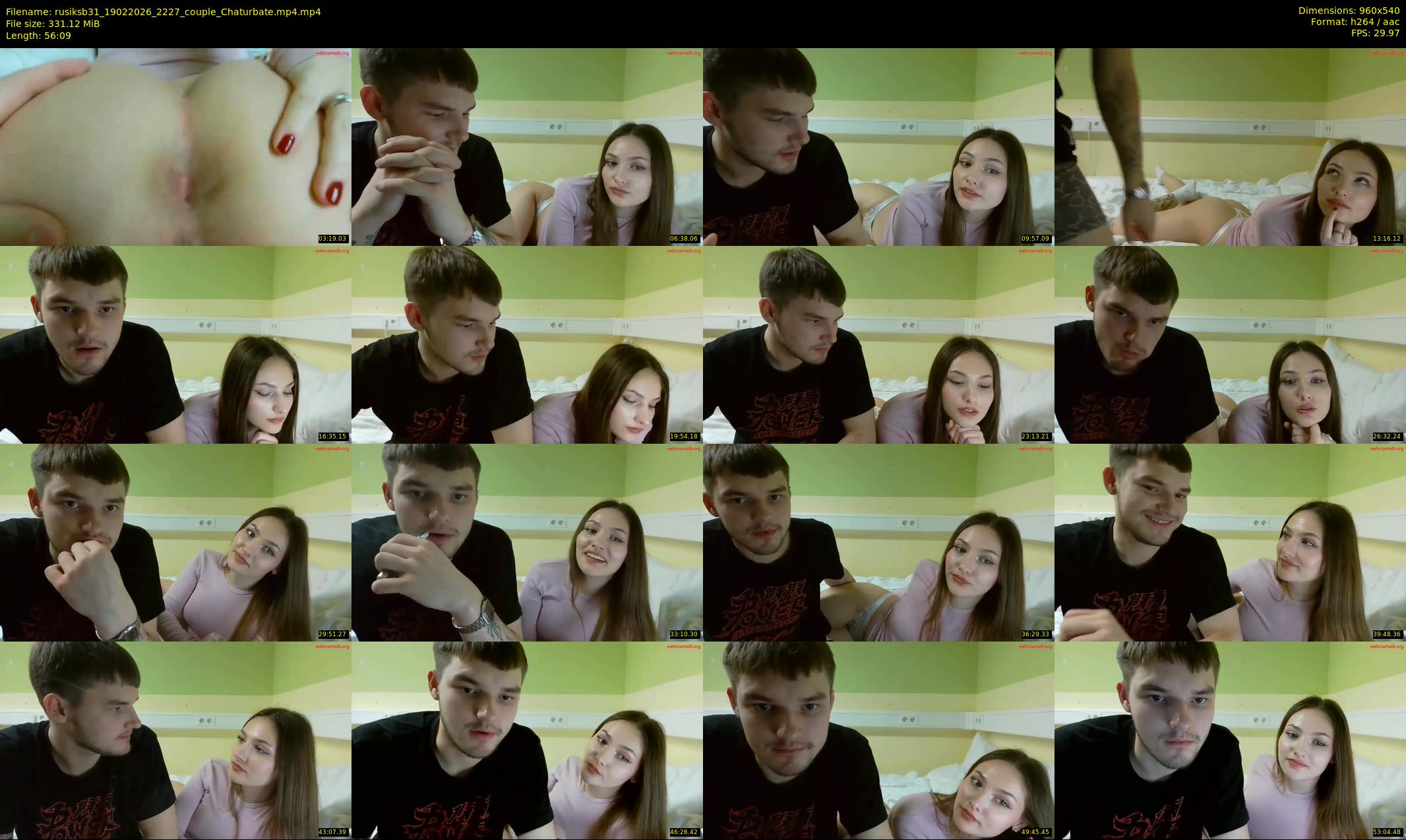 rusiksb31 — 57 minute Chaturbate couple cam show recording, 480p, Feb 19, 2026