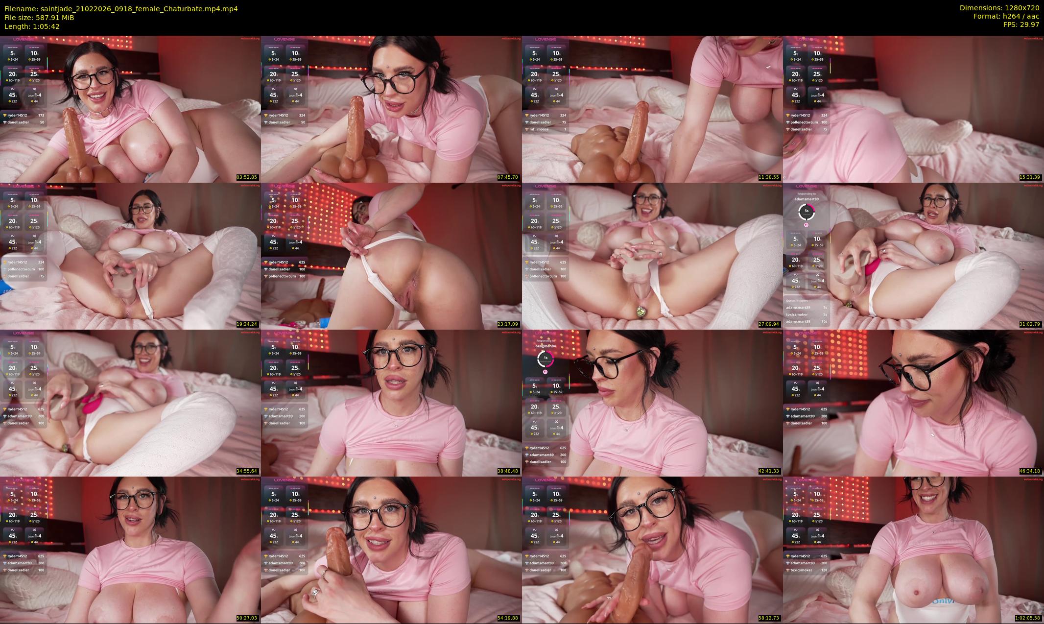 saintjade — 66 minute Chaturbate female cam show recording, 720p, Feb 21, 2026