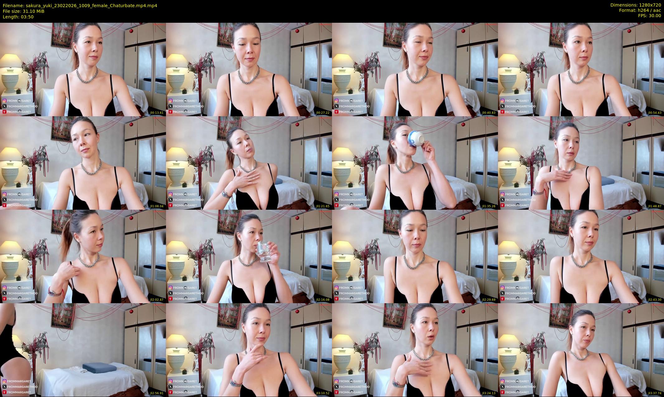 sakura_yuki — 4 minute Chaturbate female cam show recording, 720p, Feb 23, 2026