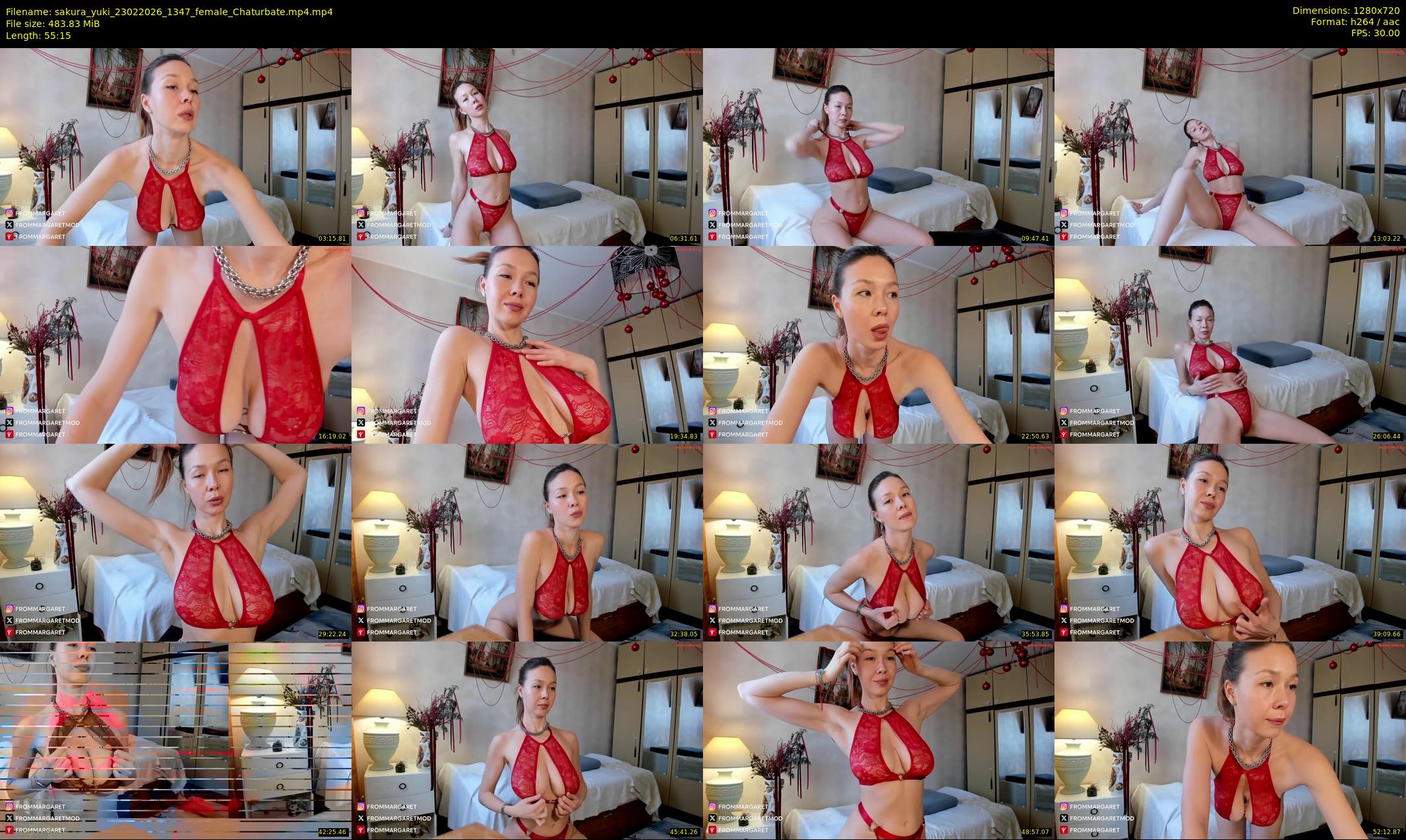 sakura_yuki — 56 minute Chaturbate female cam show recording, 720p, Feb 23, 2026