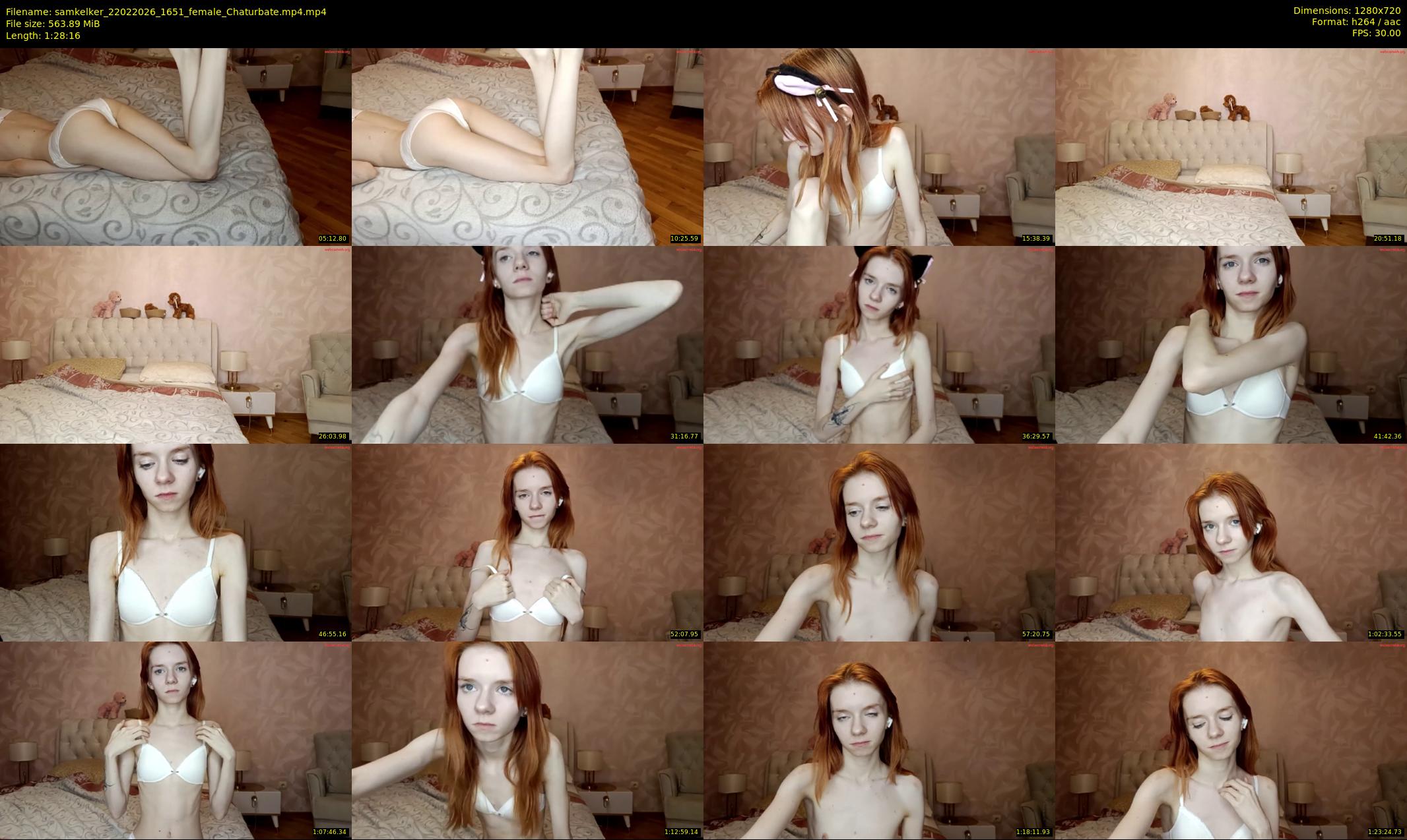 samkelker — 89 minute Chaturbate female cam show recording, 720p, Feb 22, 2026