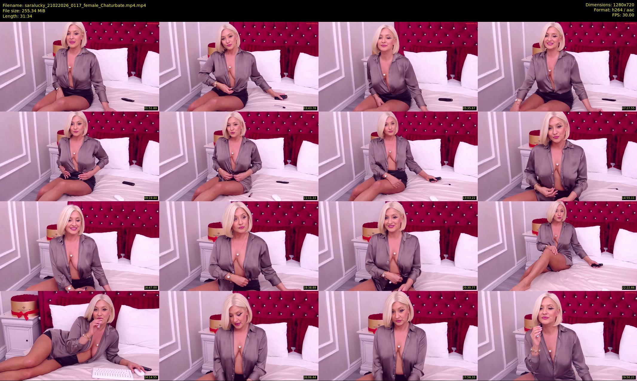 saralucky — 32 minute Chaturbate female cam show recording, 720p, Feb 21, 2026