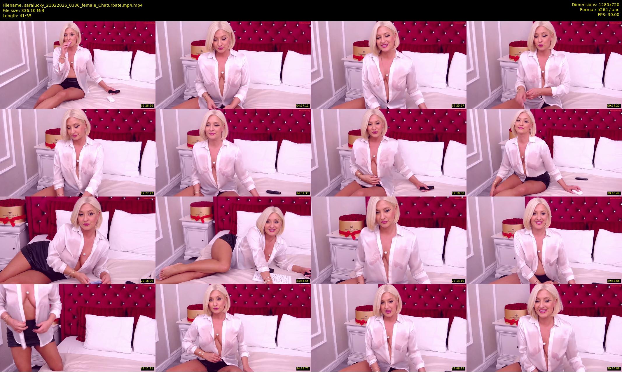 saralucky — 42 minute Chaturbate female cam show recording, 720p, Feb 21, 2026