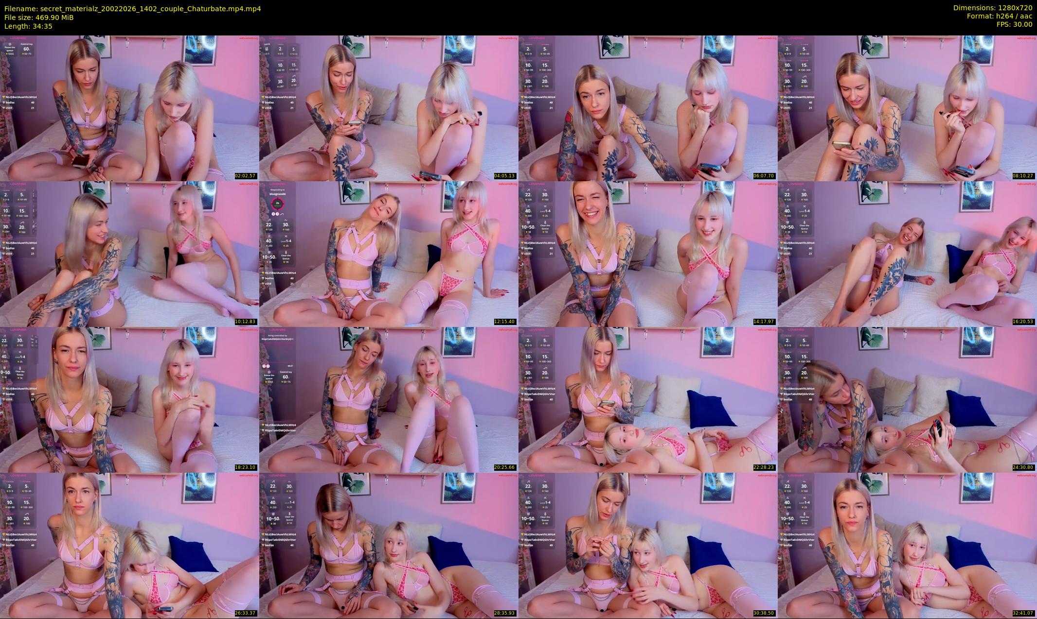 secret_materialz — 35 minute Chaturbate couple cam show recording, 720p, Feb 20, 2026