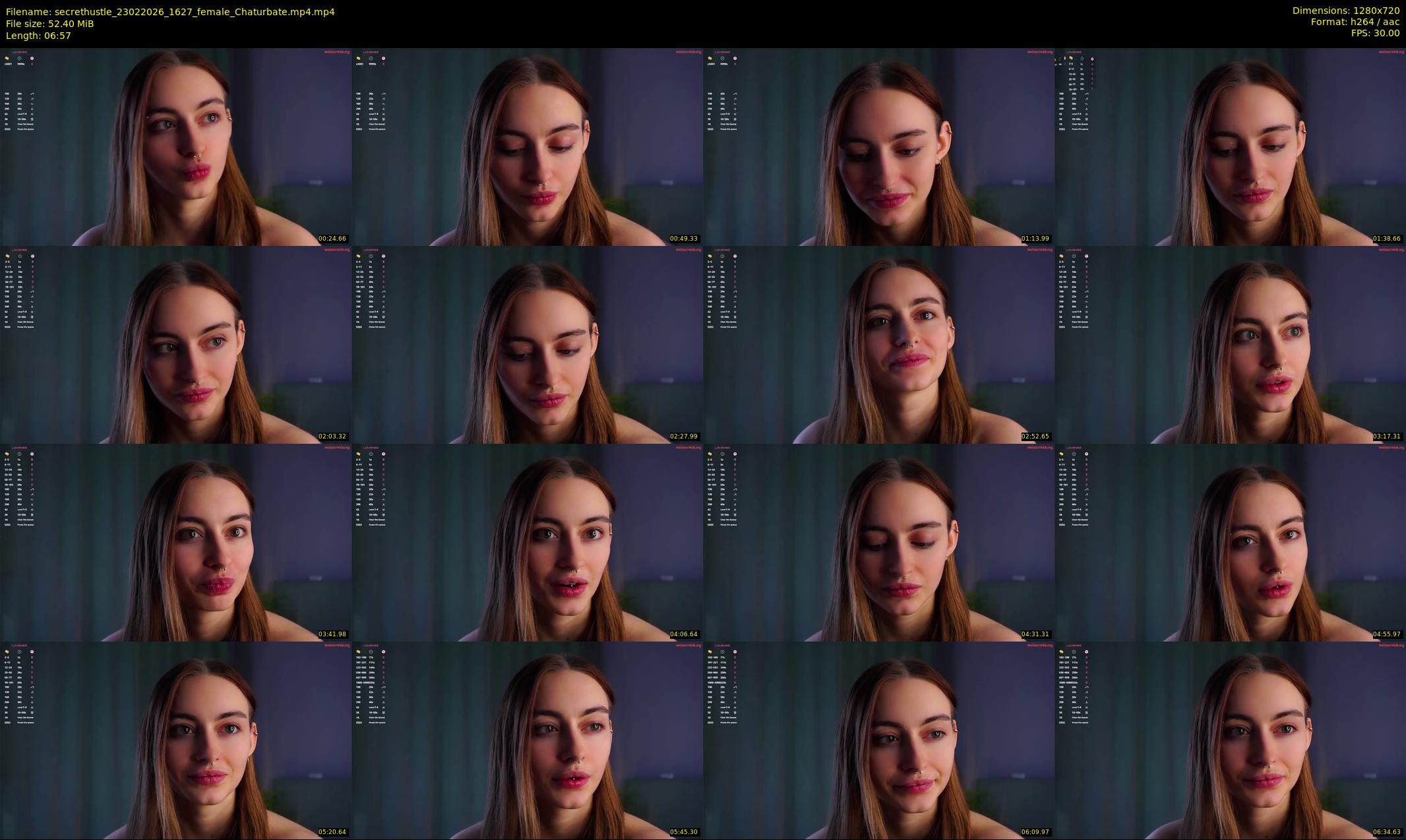 secrethustle — 7 minute Chaturbate female cam show recording, 720p, Feb 23, 2026