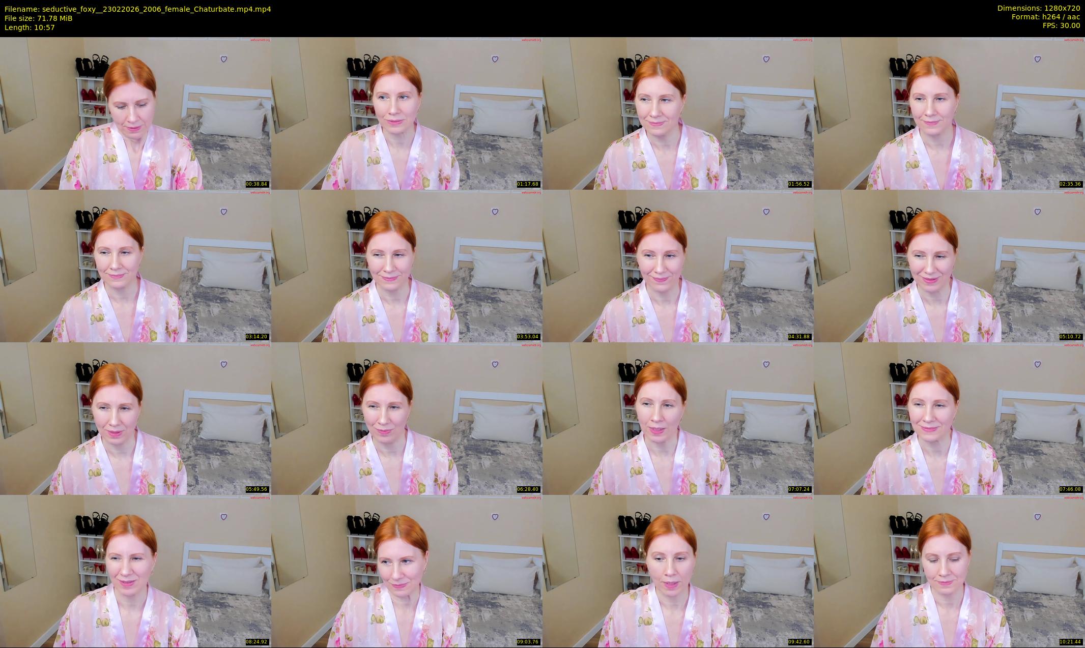 seductive_foxy_ — 11 minute Chaturbate female cam show recording, 720p, Feb 23, 2026