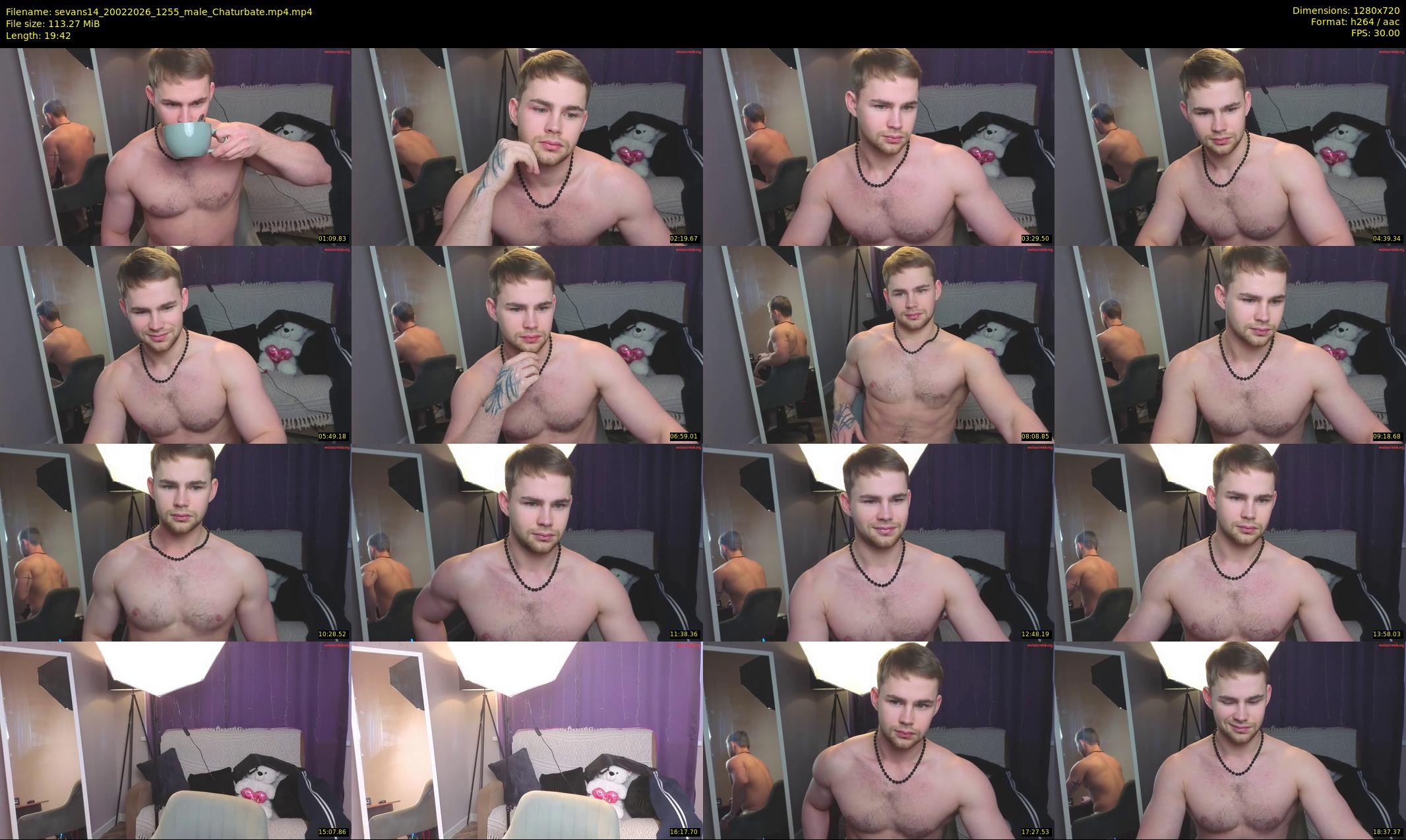 sevans14 — 20 minute Chaturbate male cam show recording, 720p, Feb 20, 2026