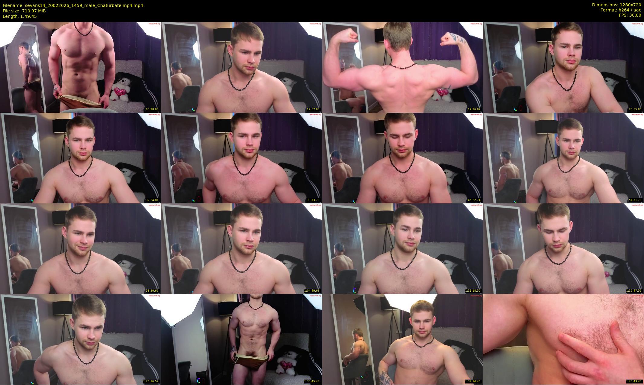 sevans14 — 110 minute Chaturbate male cam show recording, 720p, Feb 20, 2026
