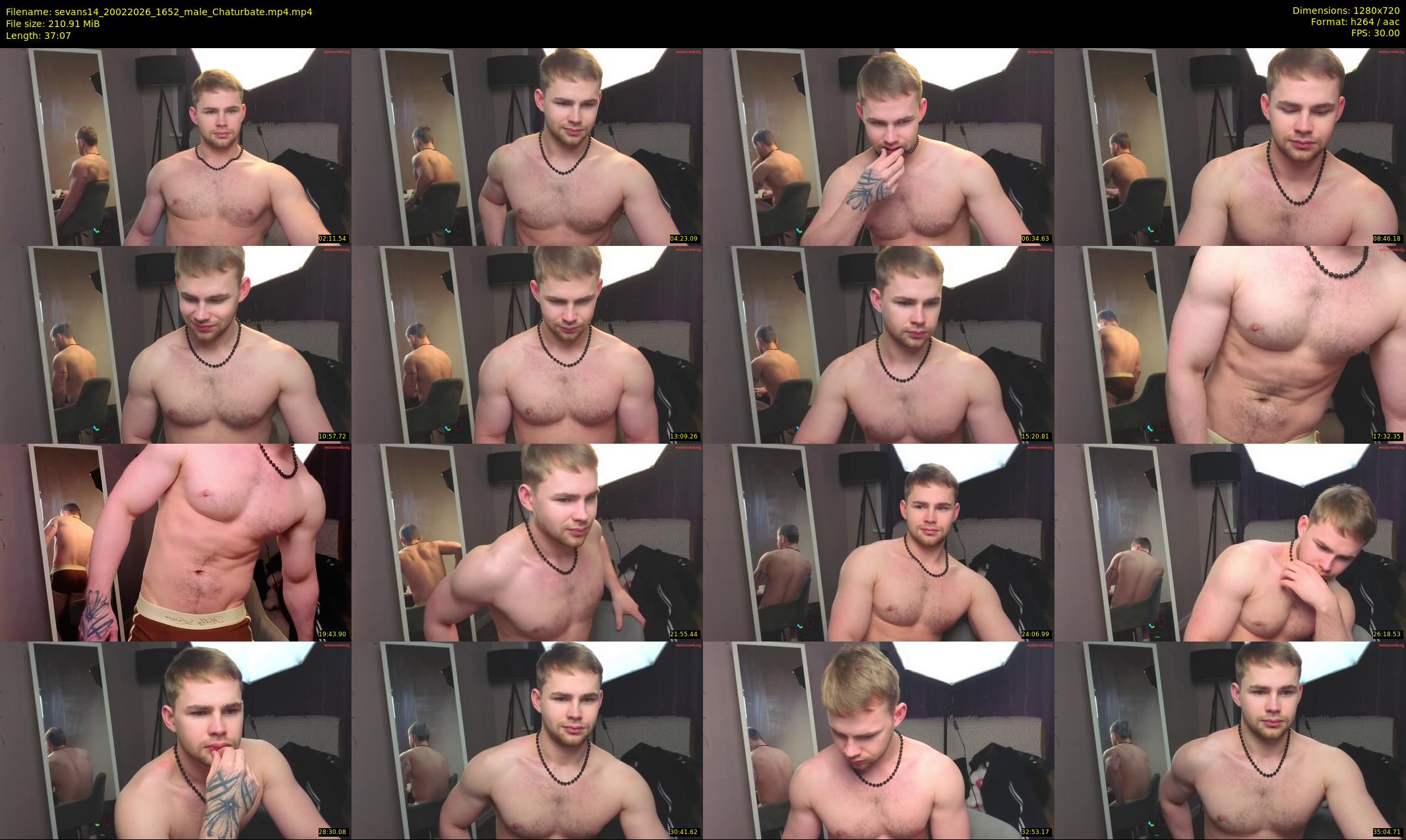 sevans14 — 38 minute Chaturbate male cam show recording, 720p, Feb 20, 2026