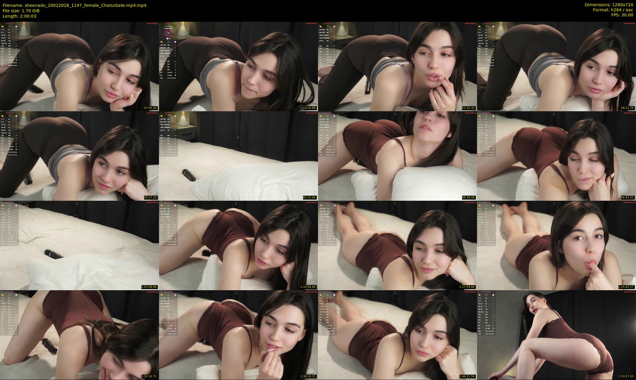 sheenadu — 121 minute Chaturbate female cam show recording, 720p, Feb 20, 2026