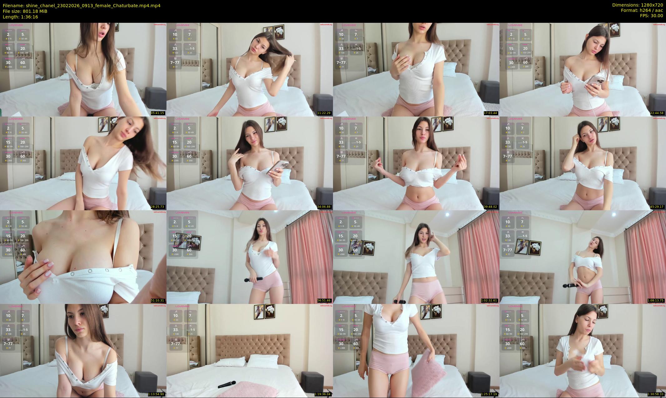 shine_chanel — 97 minute Chaturbate female cam show recording, 720p, Feb 23, 2026