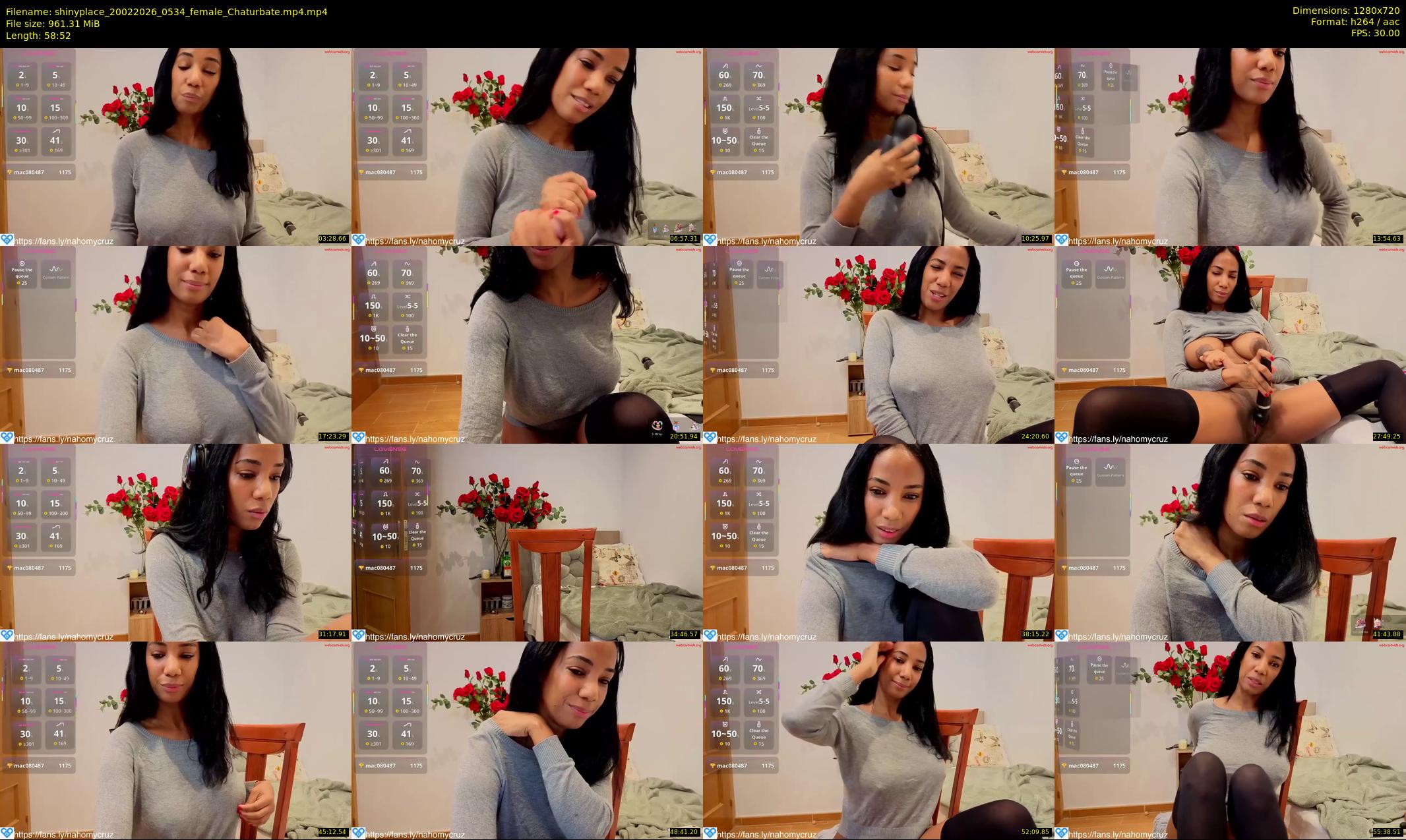 shinyplace — 59 minute Chaturbate couple cam show recording, 720p, Feb 20, 2026