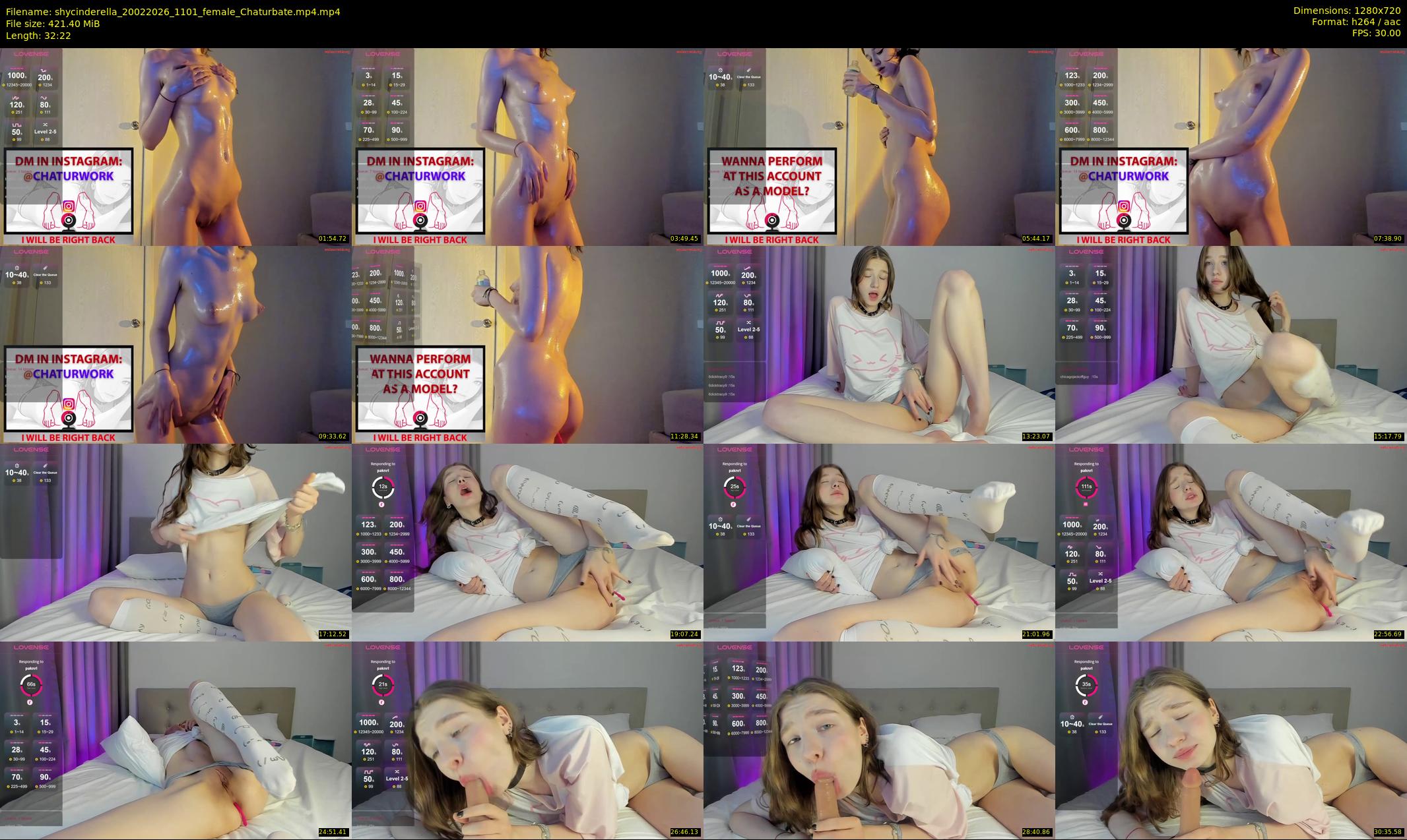shycinderella — 33 minute Chaturbate female cam show recording, 720p, Feb 20, 2026