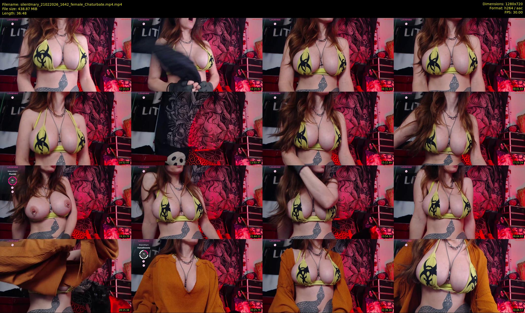 silentmary — 37 minute Chaturbate female cam show recording, 720p, Feb 21, 2026