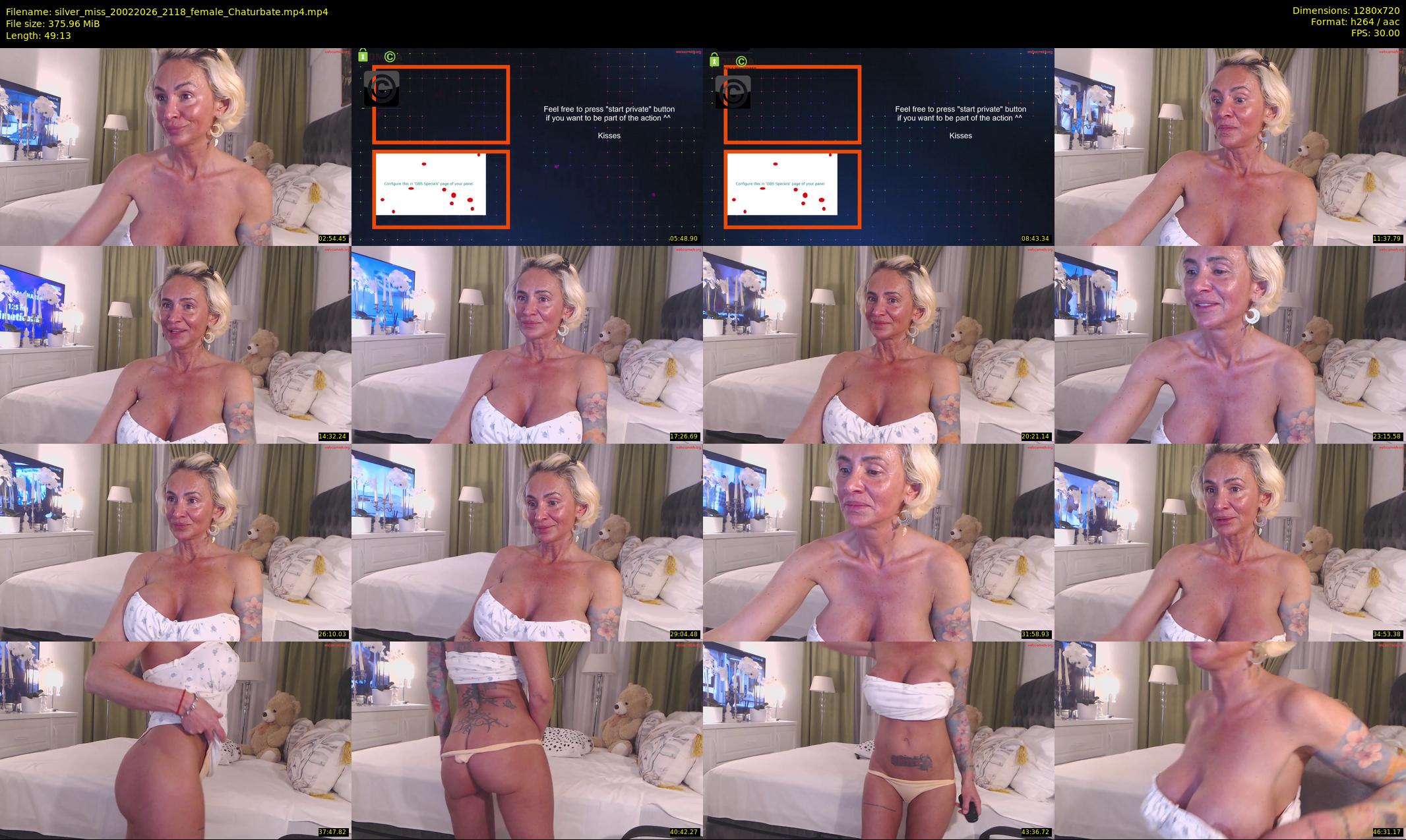 silver_miss — 50 minute Chaturbate female cam show recording, 720p, Feb 20, 2026