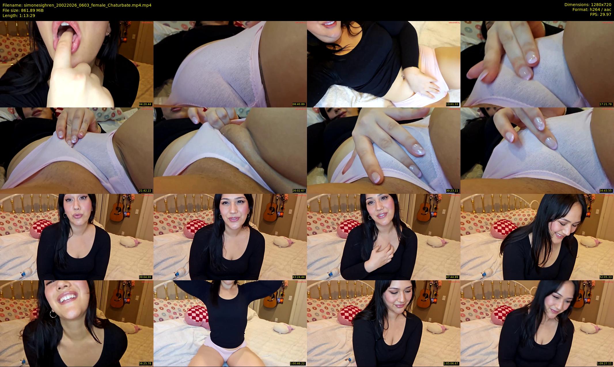 simonesighren — 74 minute Chaturbate female cam show recording, 720p, Feb 20, 2026