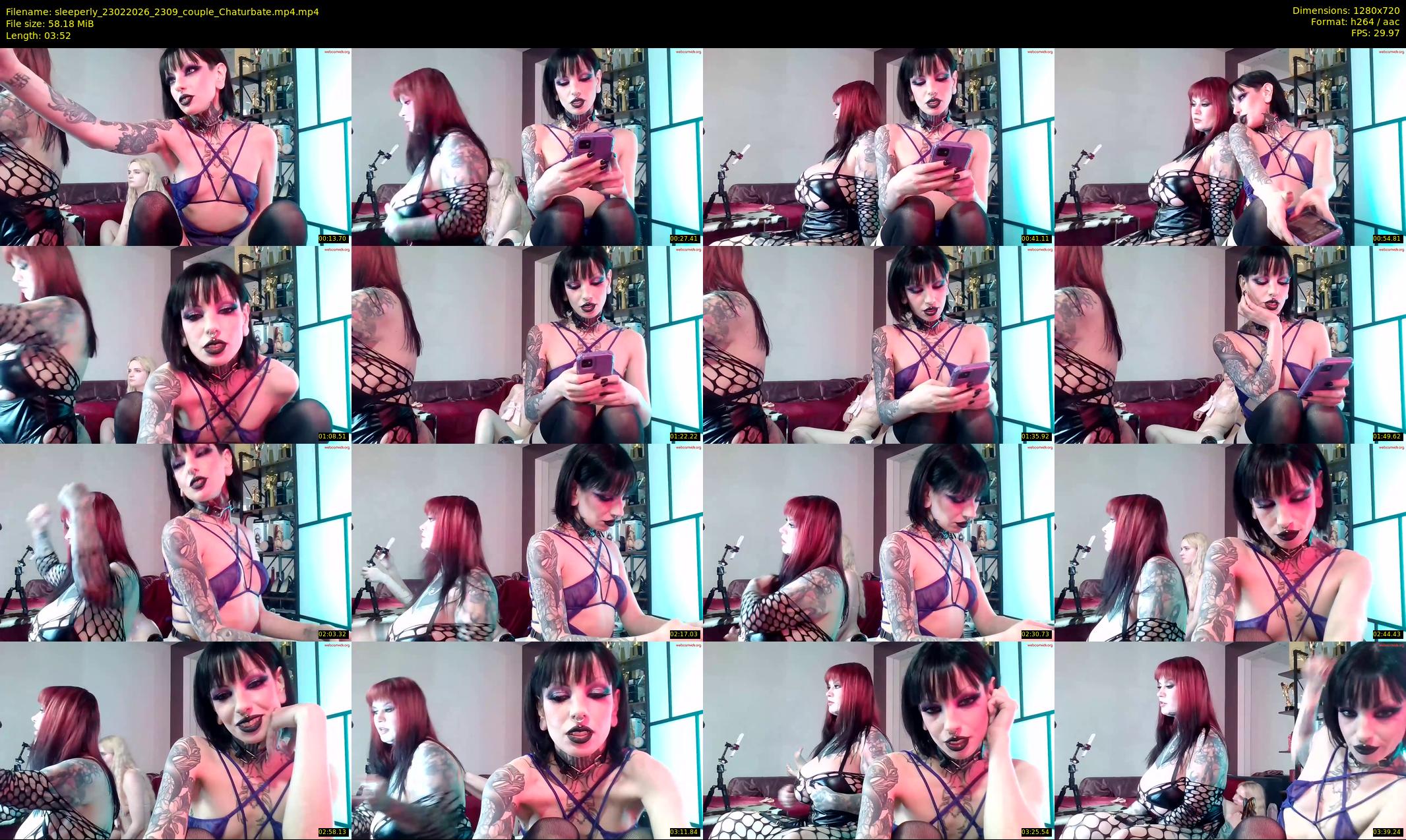 sleeperly — 4 minute Chaturbate female cam show recording, 720p, Feb 23, 2026