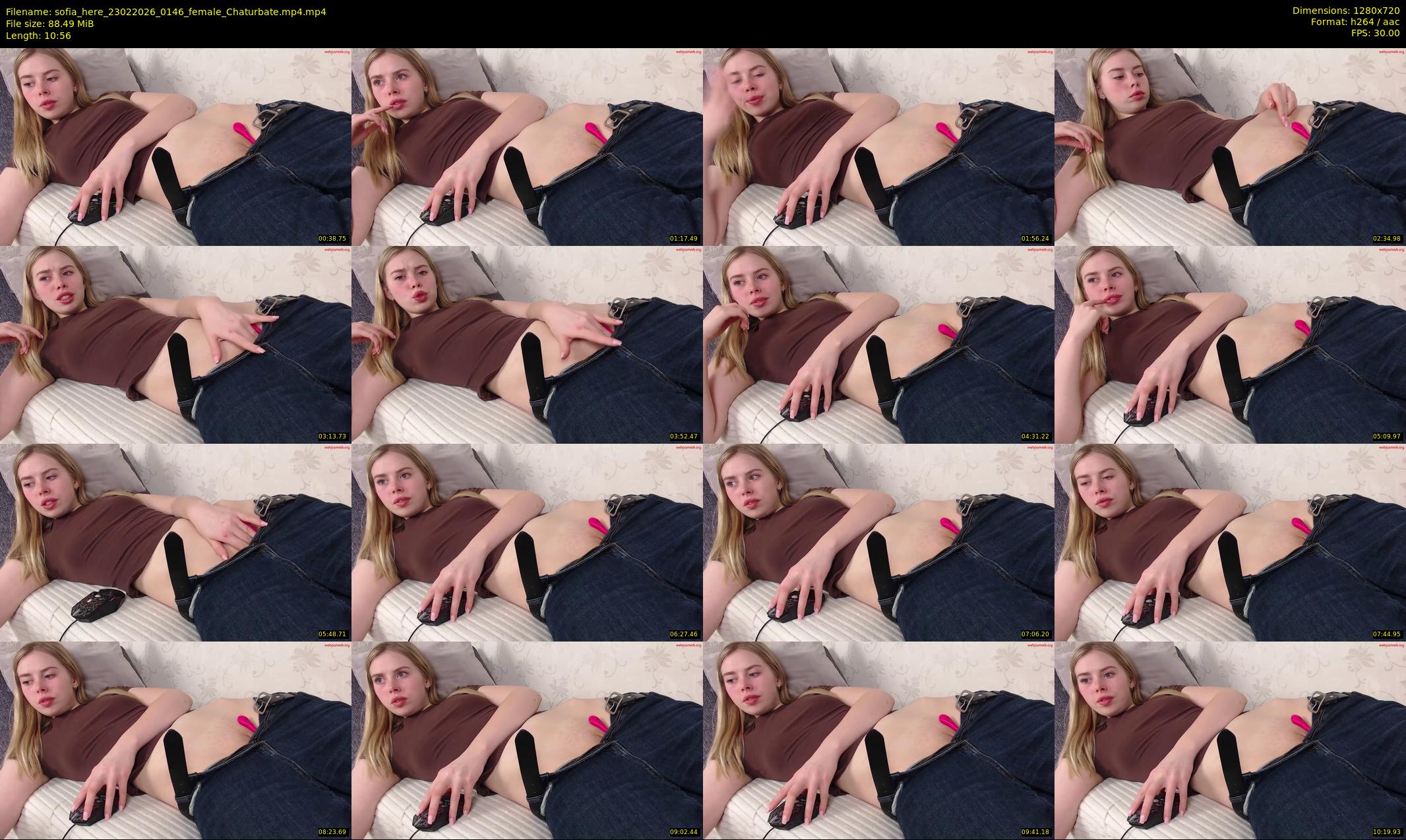 sofia_here — 11 minute Chaturbate female cam show recording, 720p, Feb 23, 2026