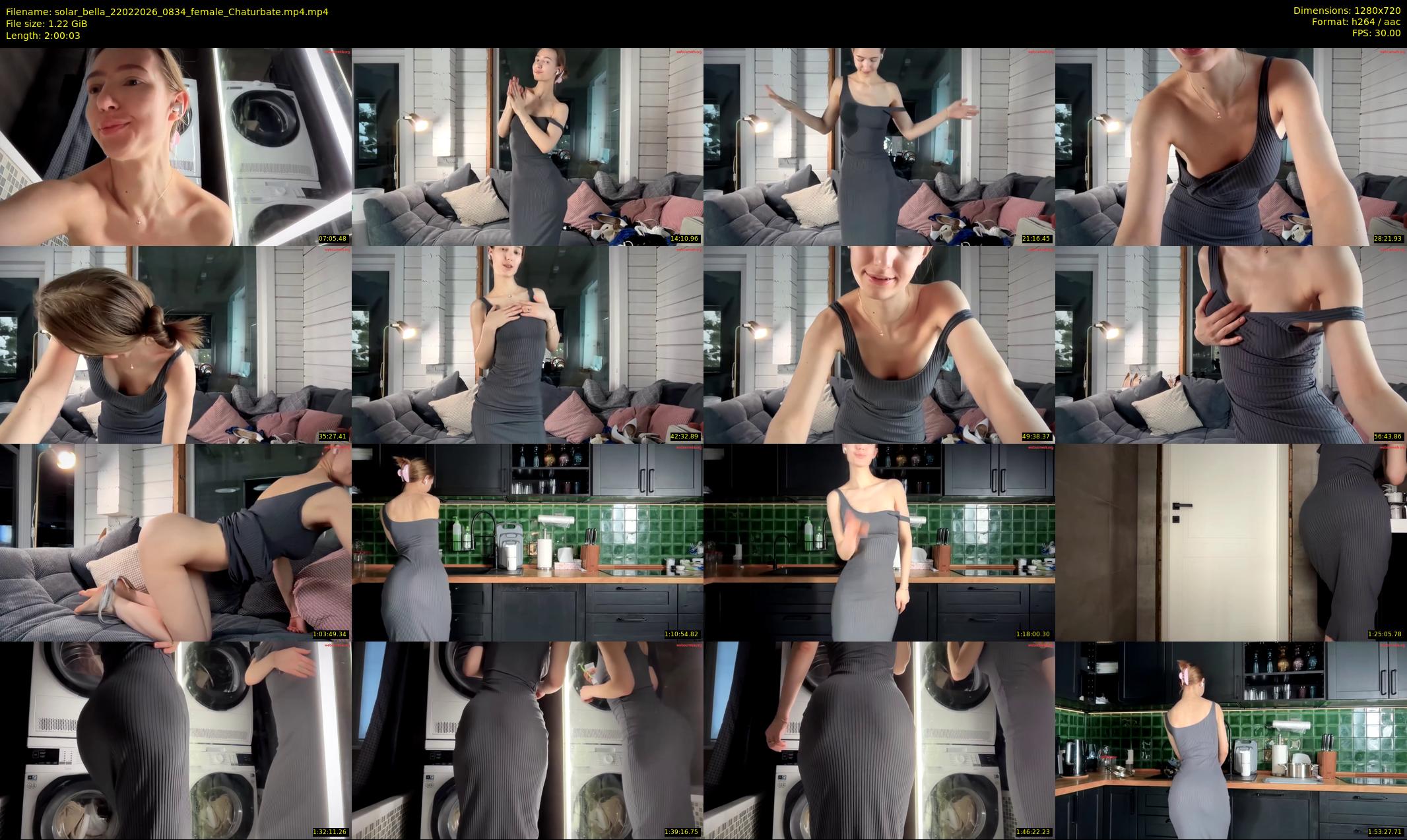 solar_bella — 121 minute Chaturbate female cam show recording, 720p, Feb 22, 2026