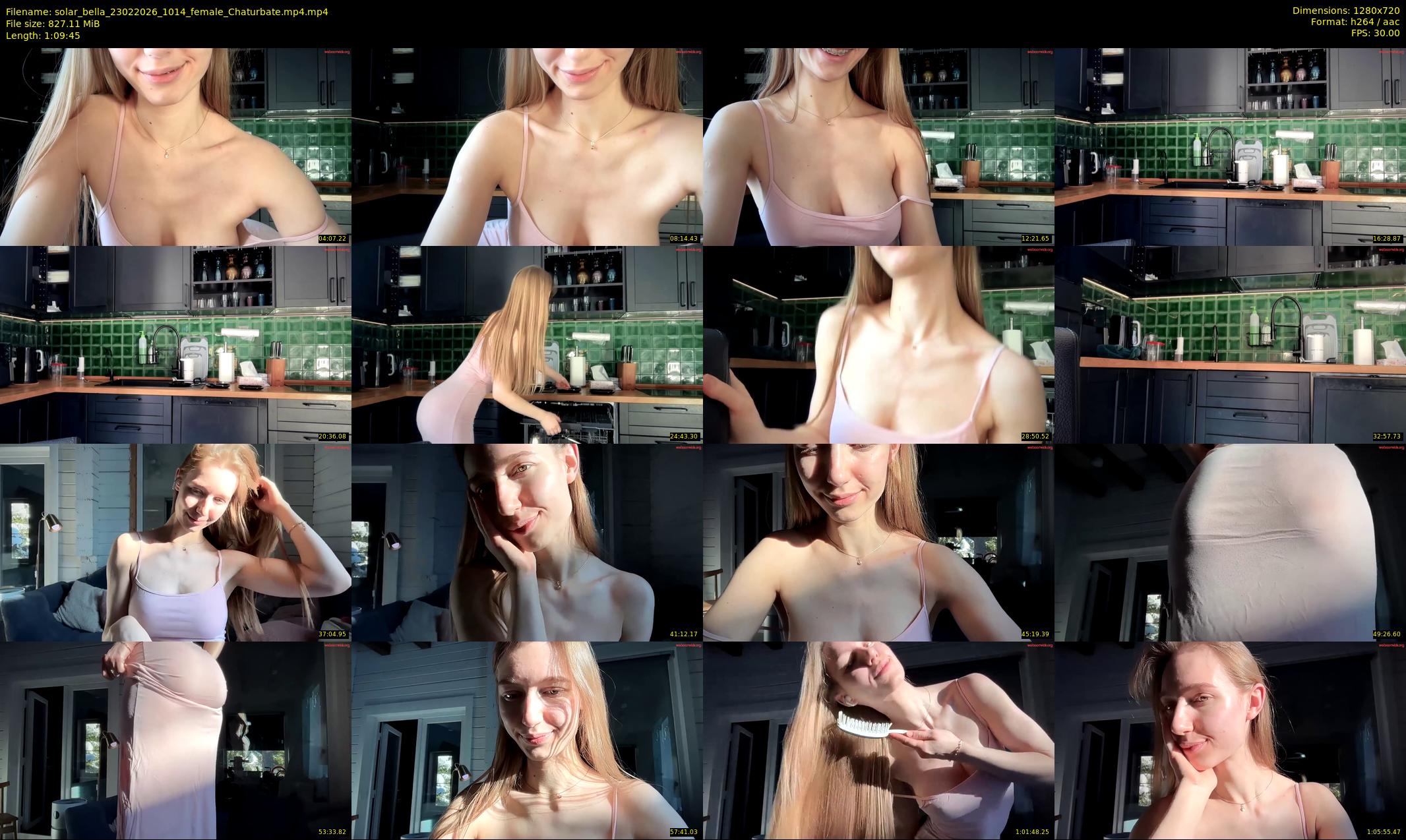 solar_bella — 70 minute Chaturbate female cam show recording, 720p, Feb 23, 2026
