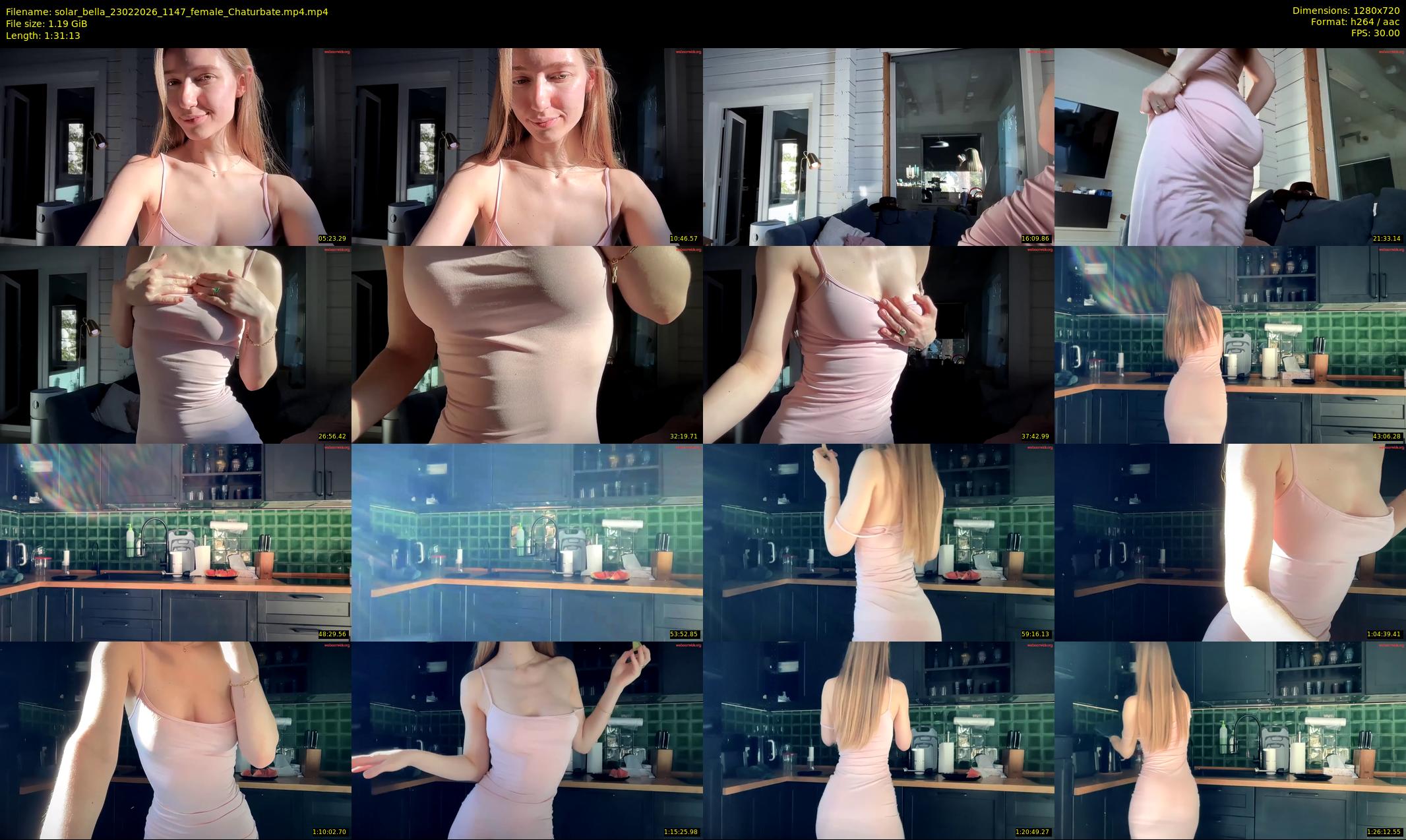 solar_bella — 92 minute Chaturbate female cam show recording, 720p, Feb 23, 2026