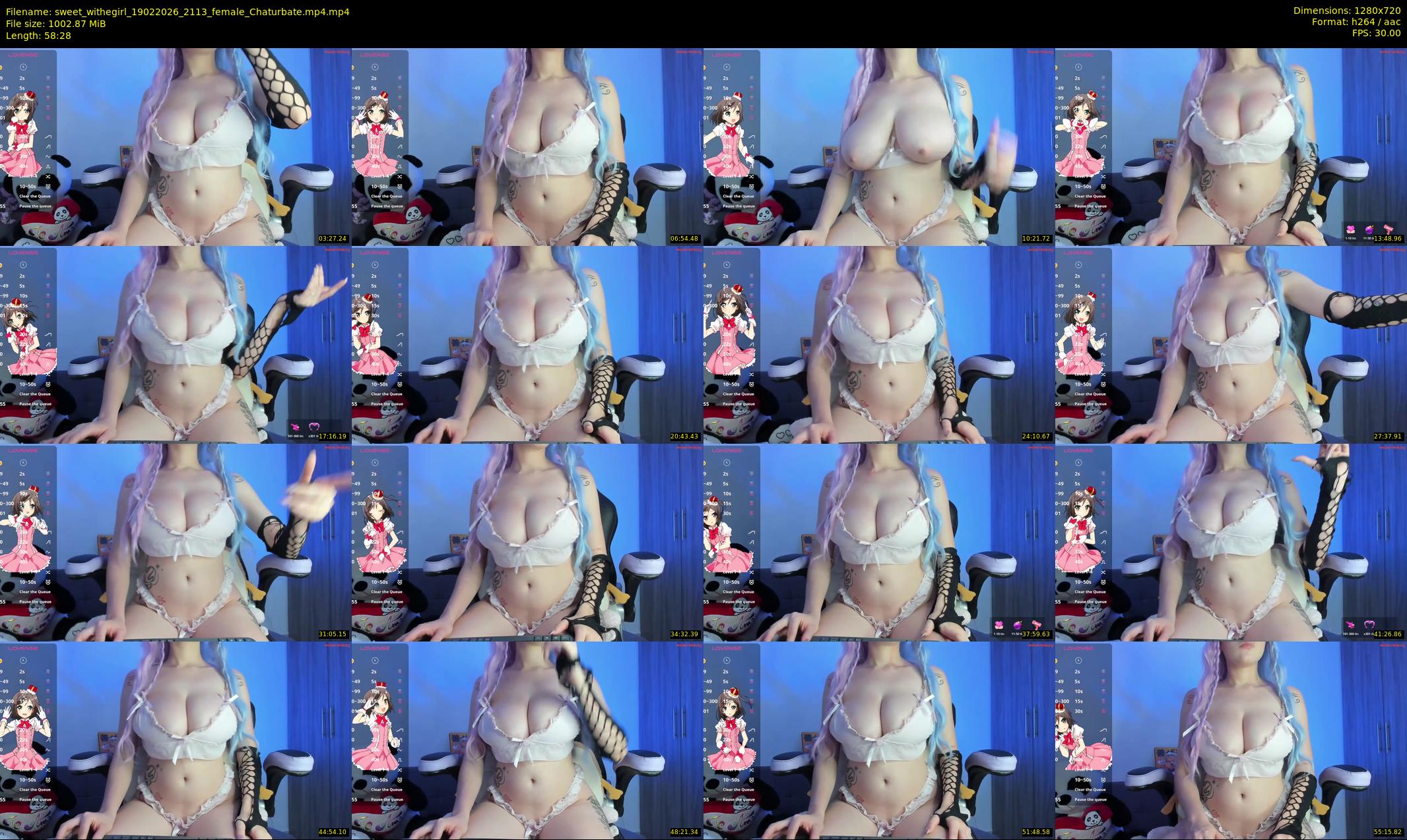 sweet_withegirl — 59 minute Chaturbate female cam show recording, 720p, Feb 19, 2026