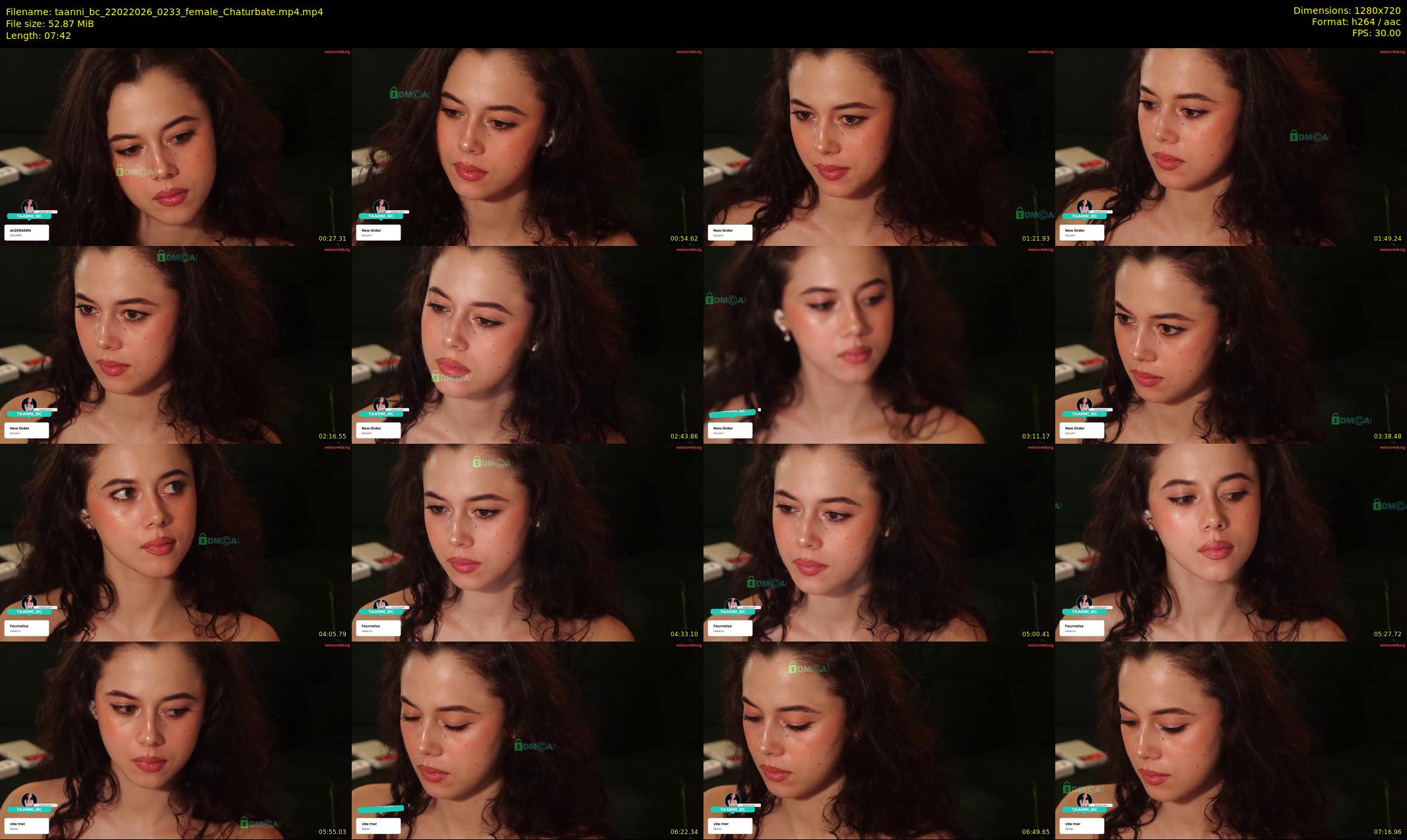 taanni_bc — 8 minute Chaturbate female cam show recording, 720p, Feb 22, 2026