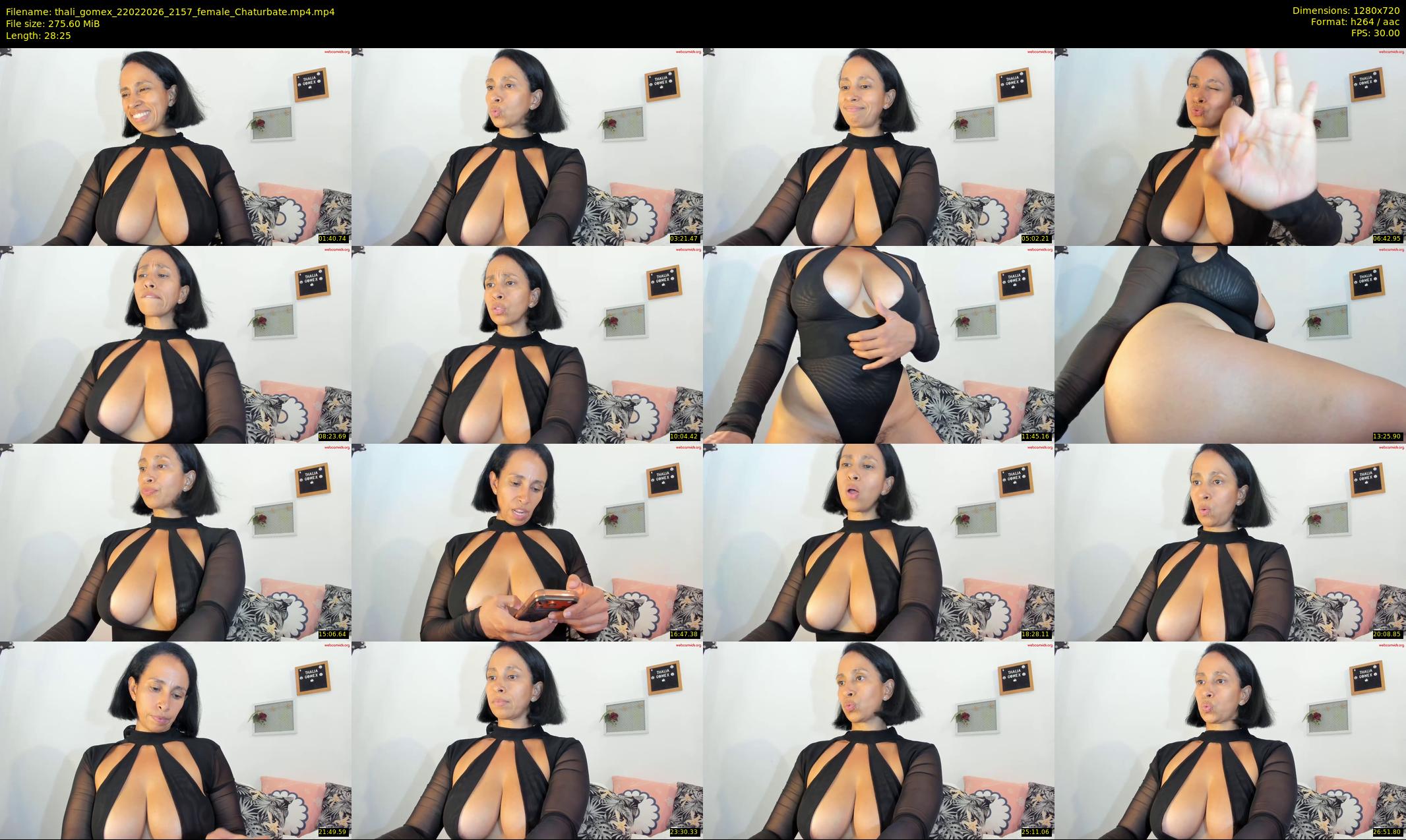 thali_gomex — 29 minute Chaturbate female cam show recording, 720p, Feb 22, 2026