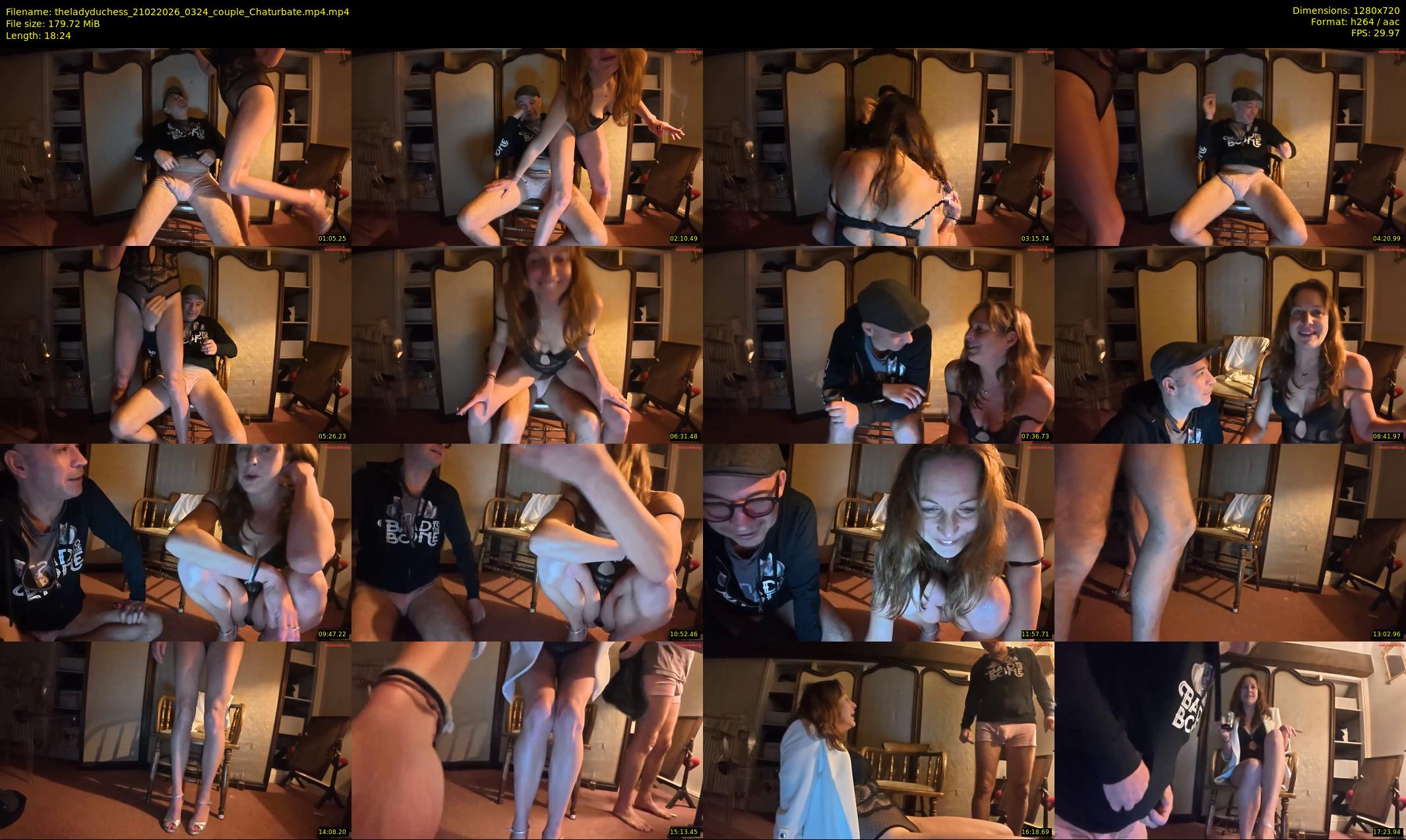 theladyduchess — 19 minute Chaturbate couple cam show recording, 720p, Feb 21, 2026