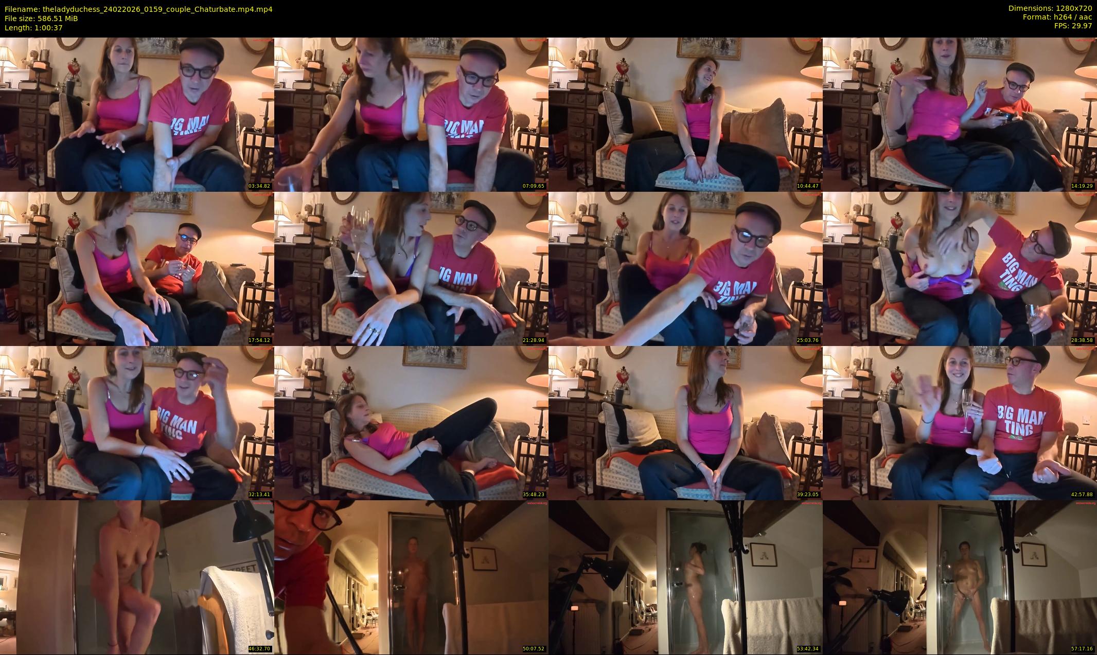 theladyduchess — 61 minute Chaturbate couple cam show recording, 720p, Feb 24, 2026